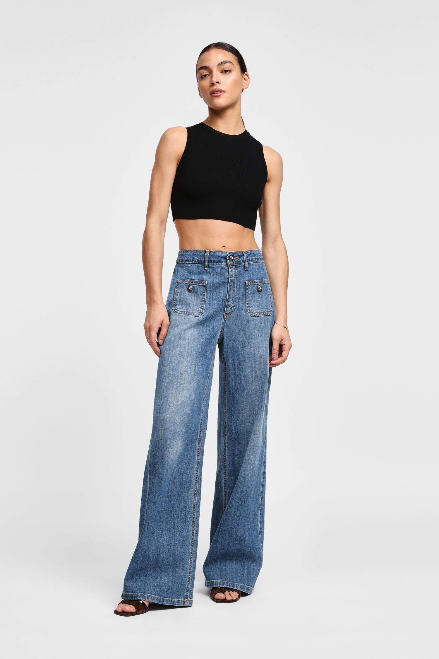 Dixie - Patch Pocket Pant - Denim