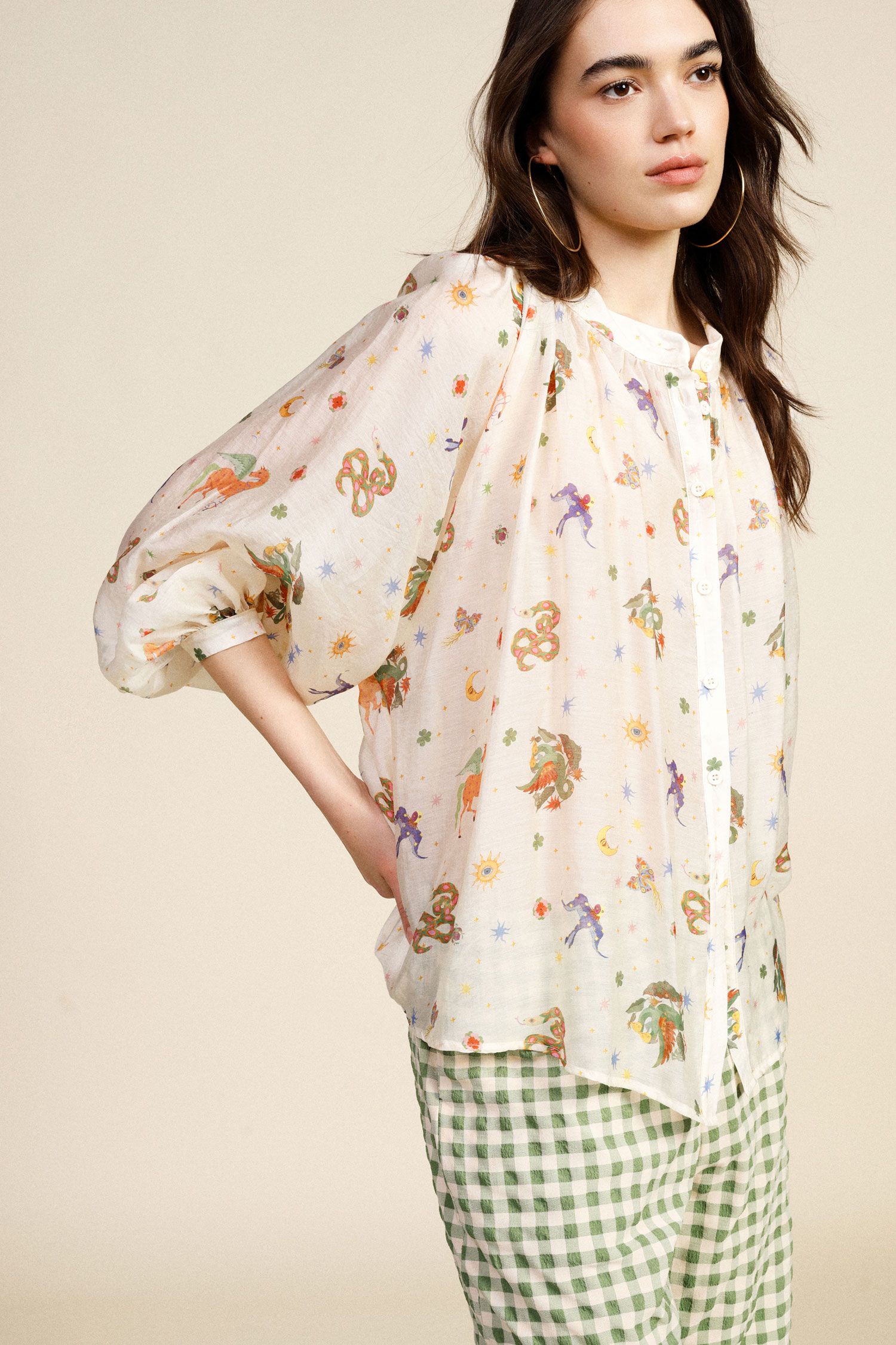 Dixie - Fairytale Blouse - Multicolour