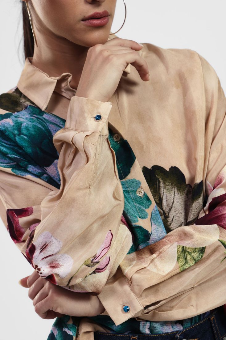 Dixie - Dahlia Print Shirt - Multi