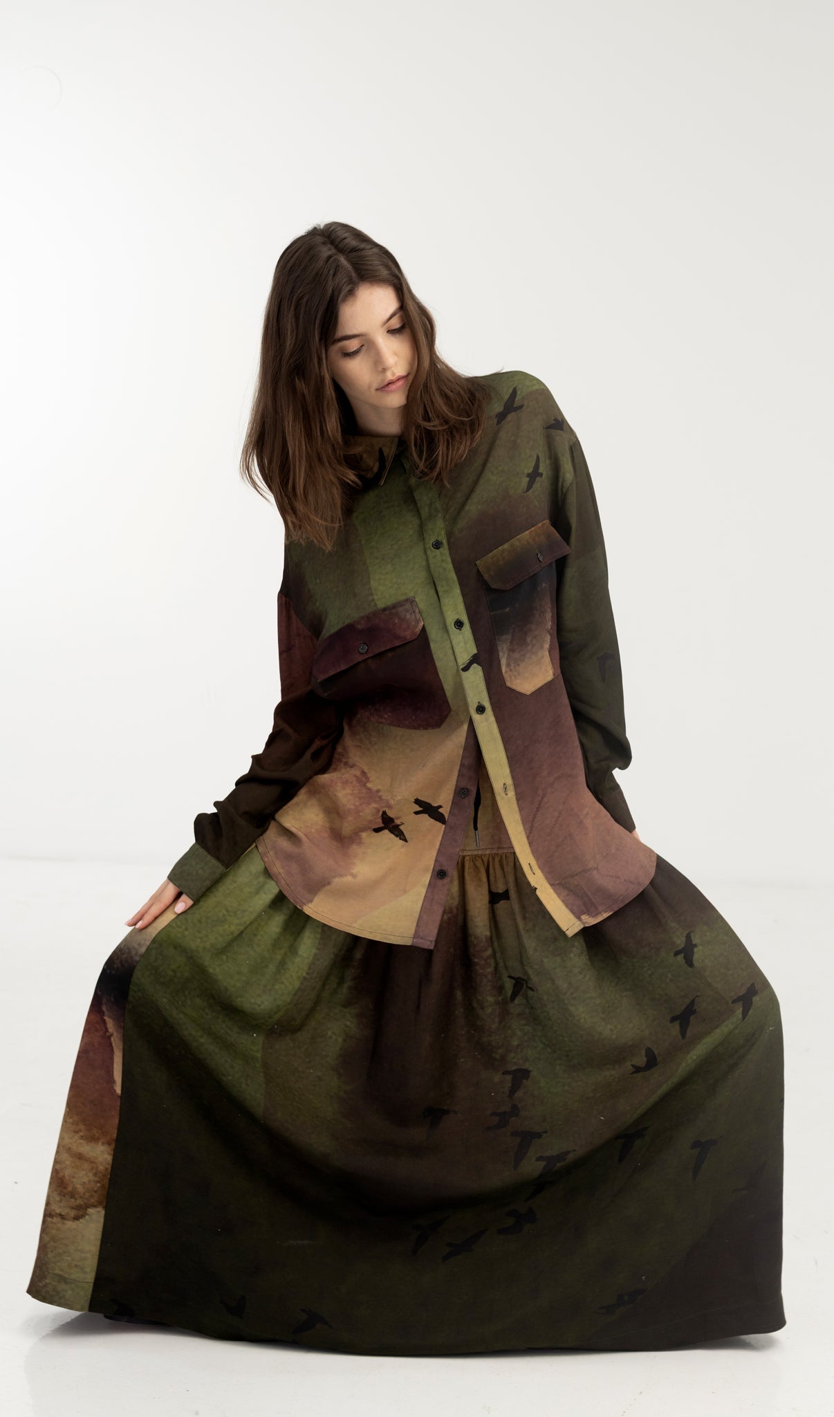 Salasai - Crimson Tide Shirt - Rainbird Print