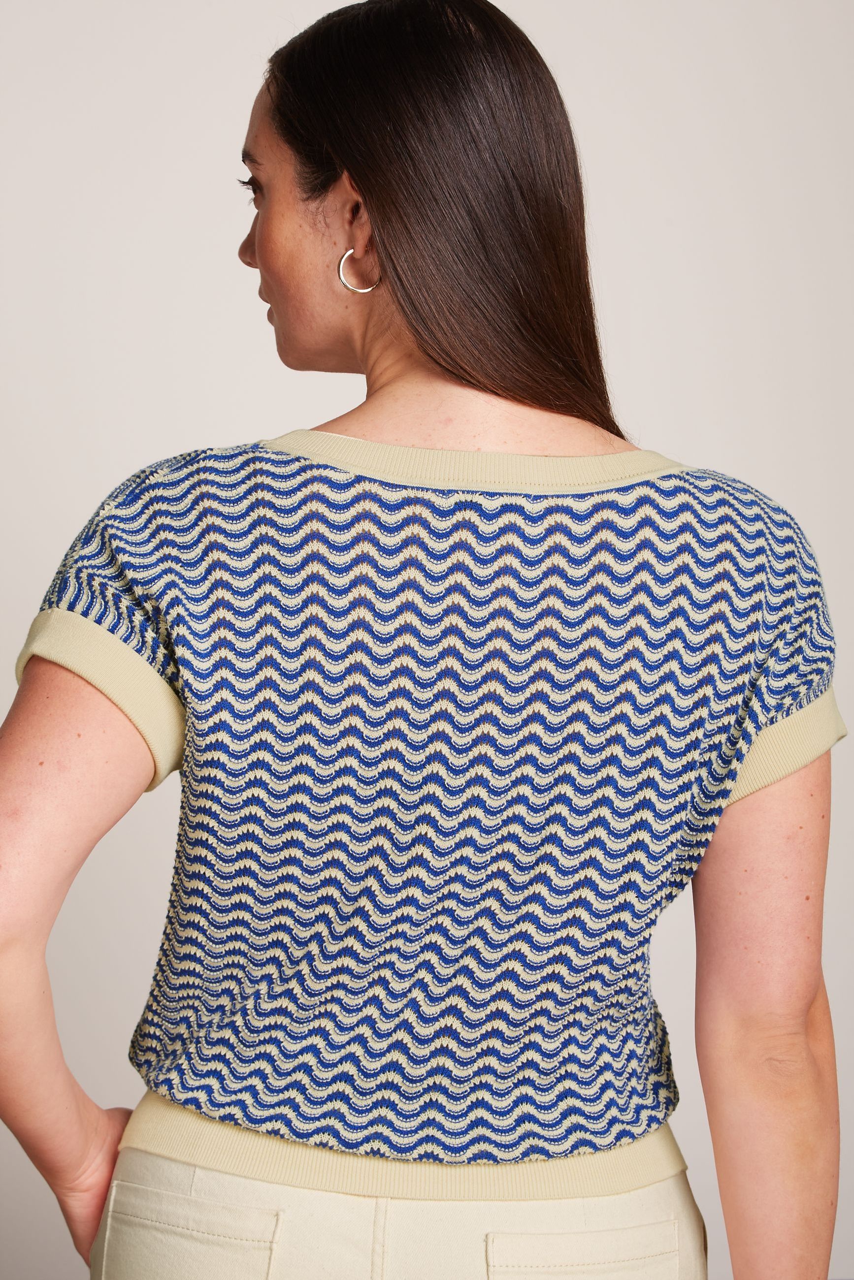 King Louie - Boatneck Top Tide - Bluing