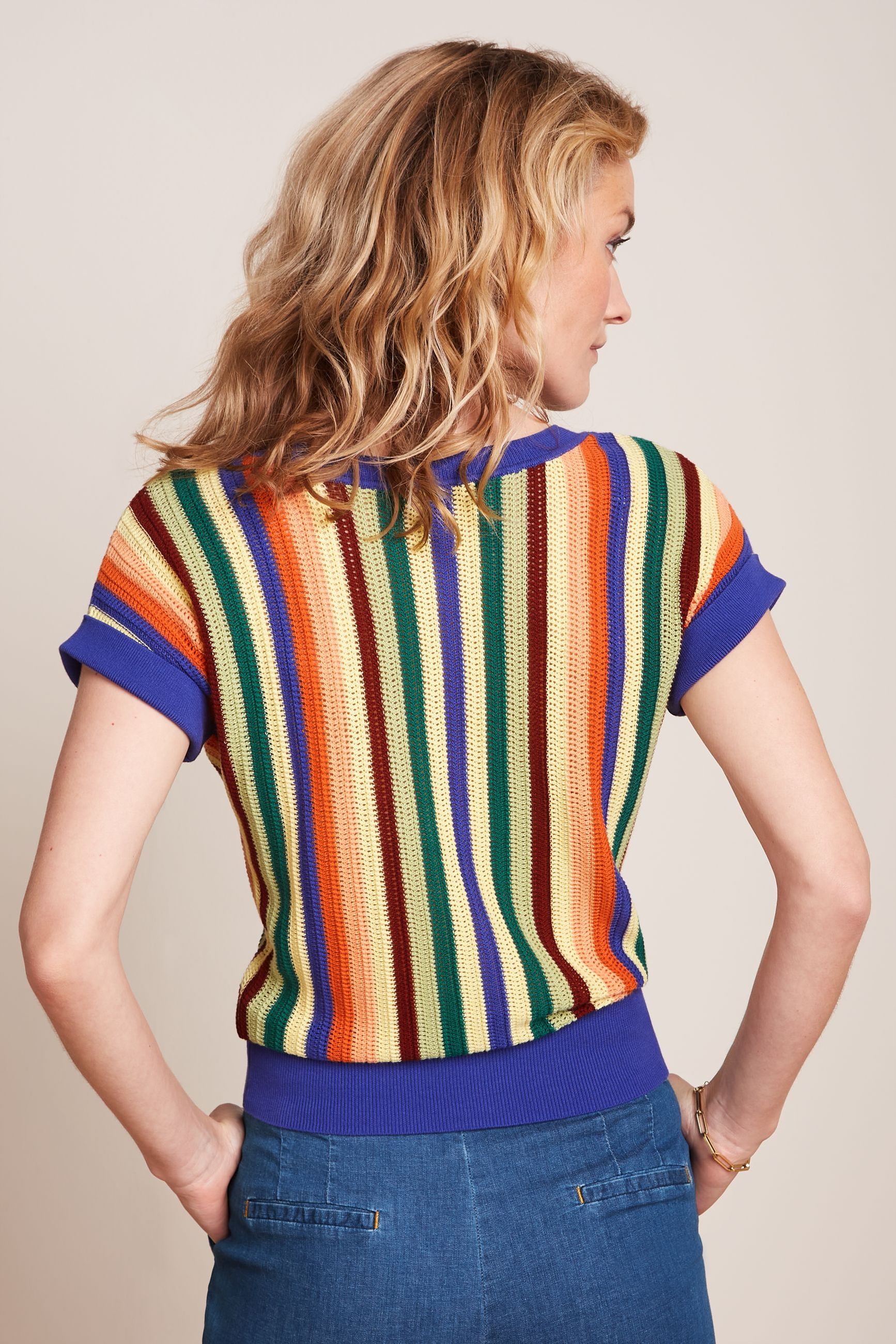 King Louie - Boatneck Top Molo - Bluing