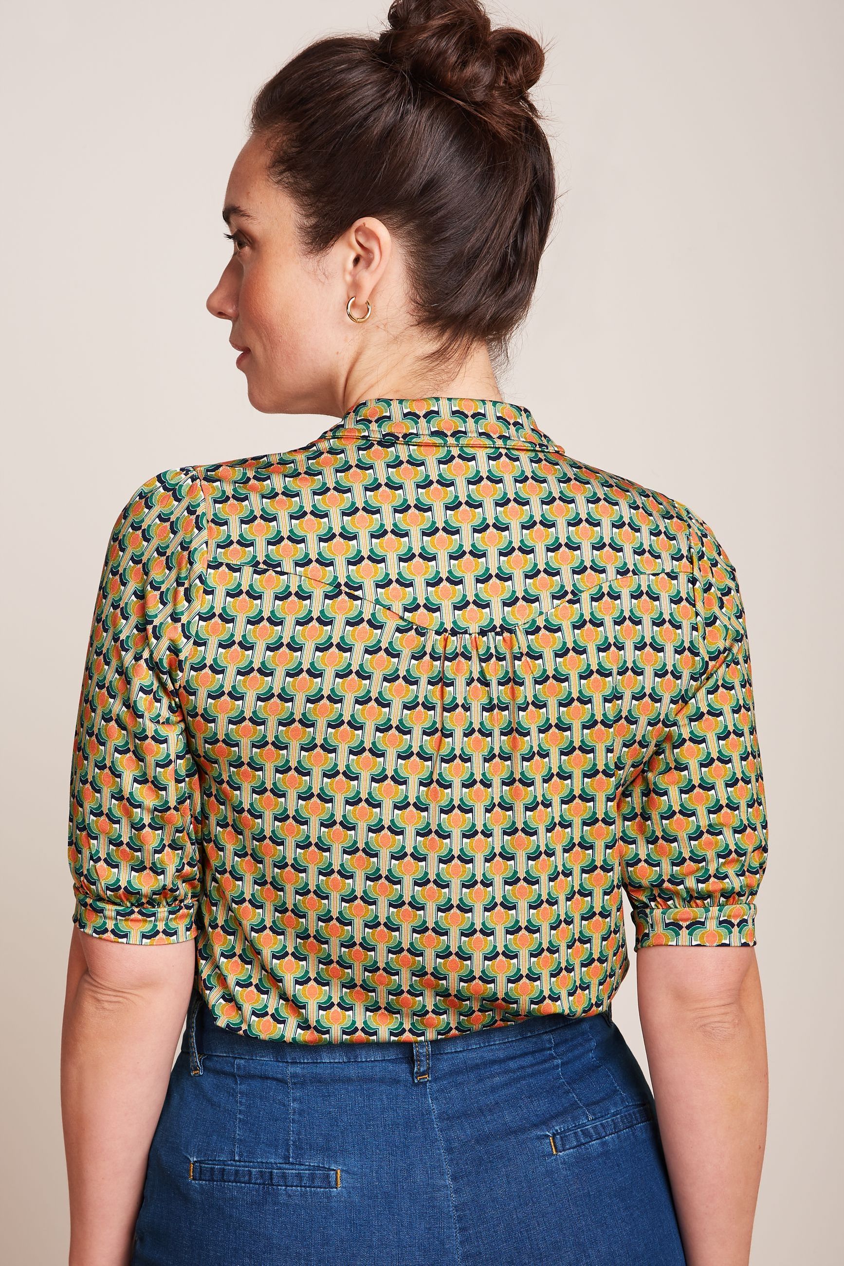 King Louie - Carina Blouse Nova - Shell Orange