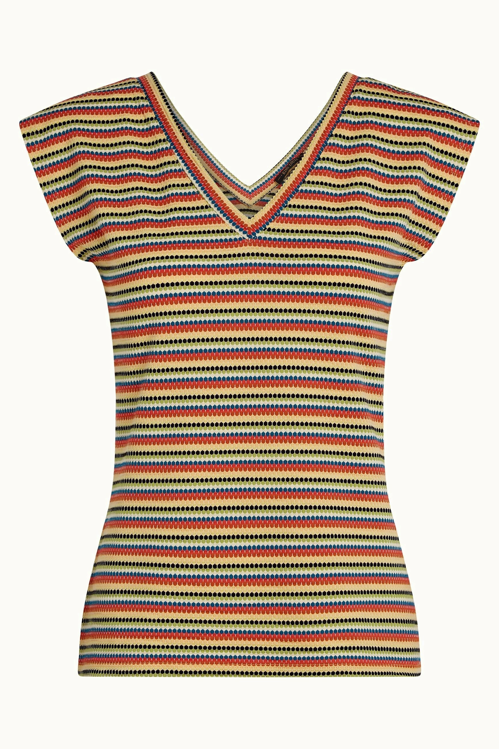 King Louie - Double V Top Beebop Stripe - Custard Yellow