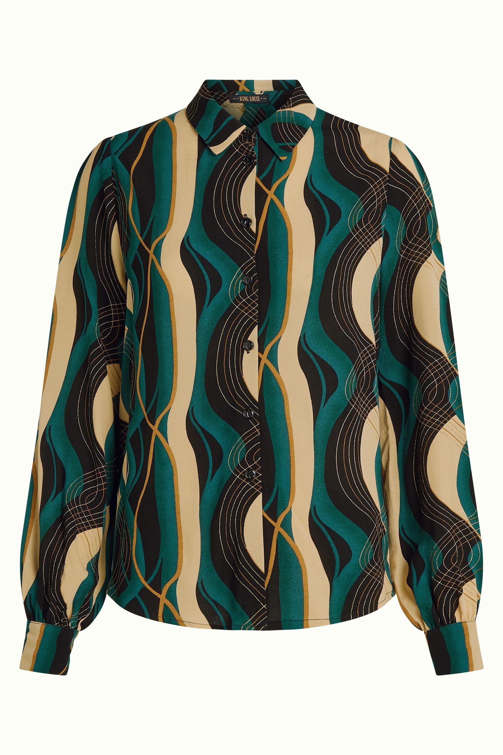 King Louie - Maisie Blouse Elysse - Black