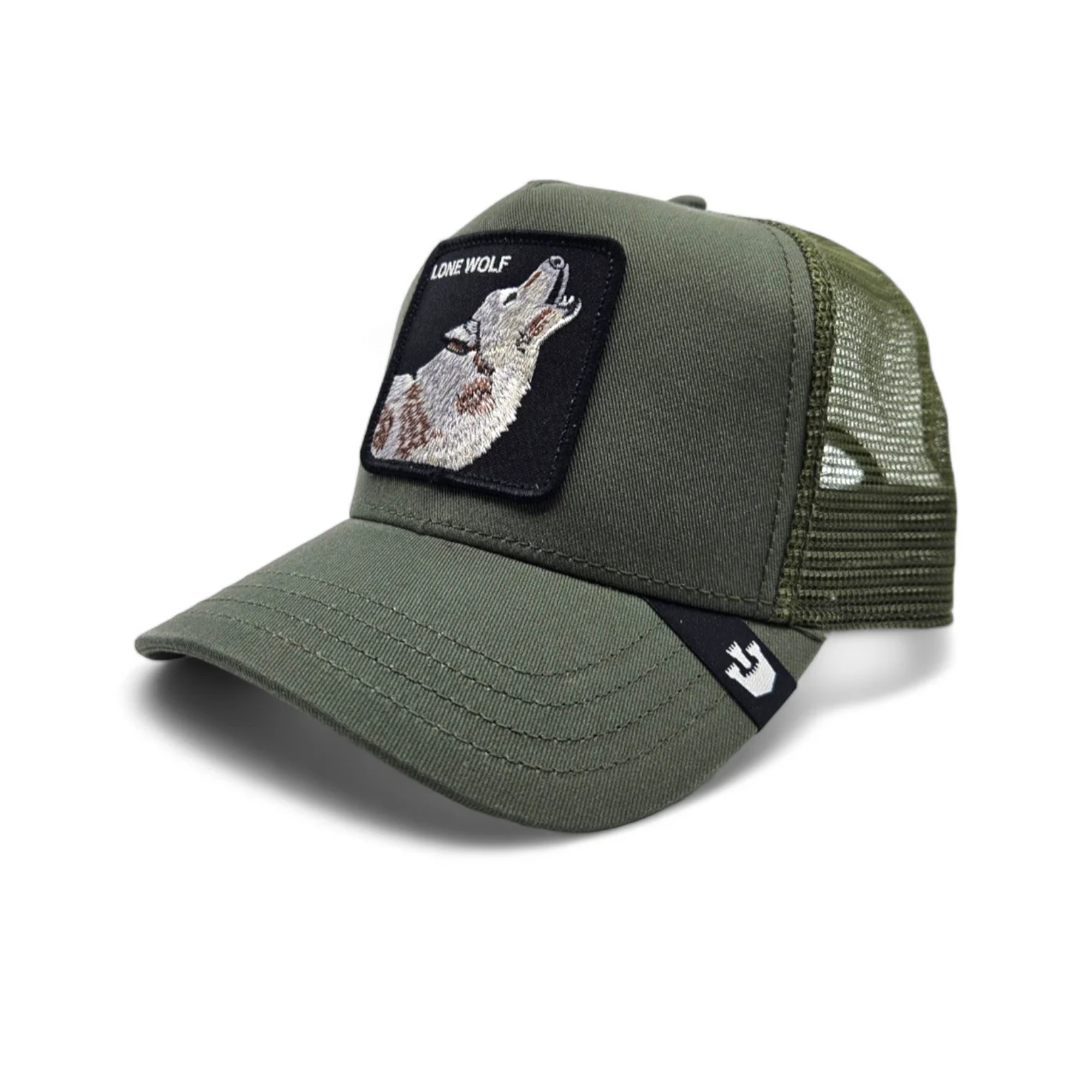 Goorin Bros - The Lone Wolf Trucker Cap - Olive