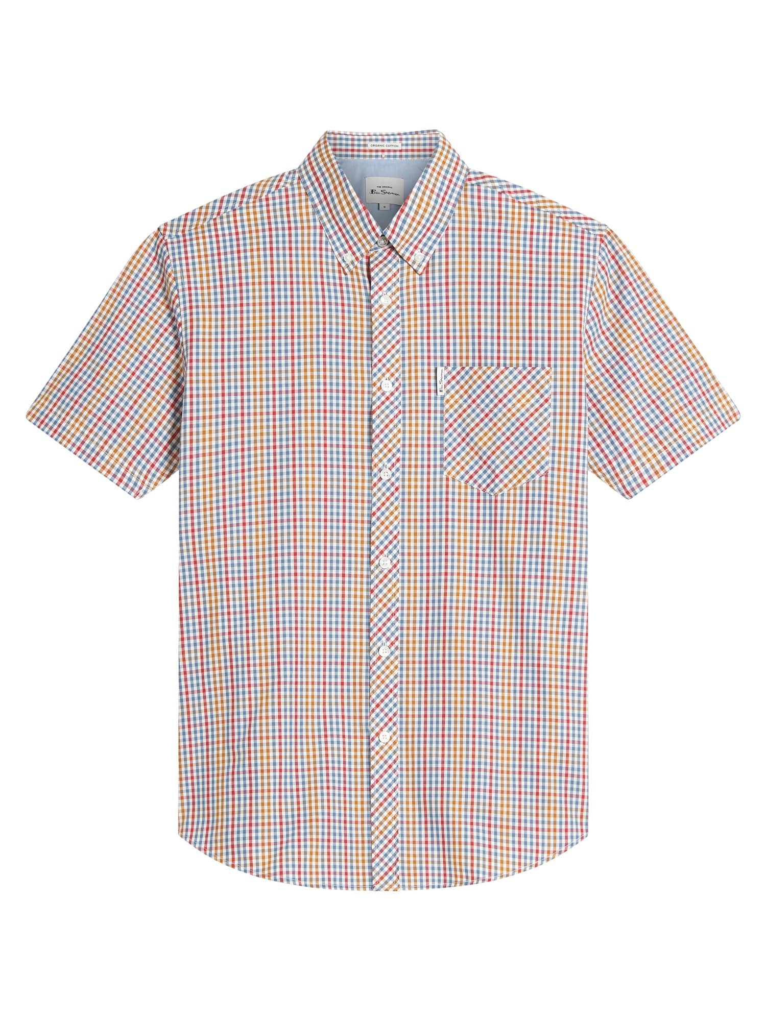 Ben Sherman - Mini Gingham SS Shirt - Snow White