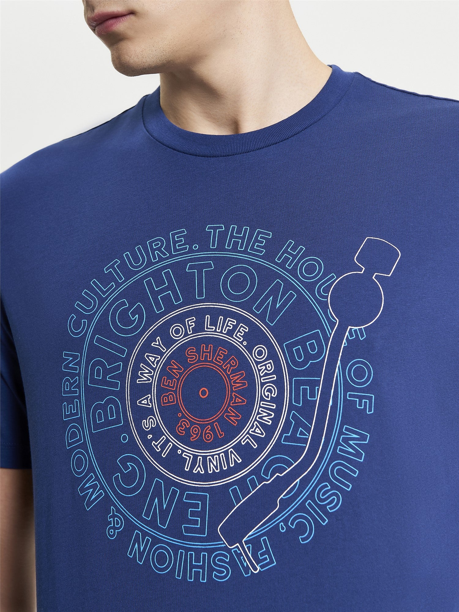 Ben Sherman - Record Target Tee - Royal