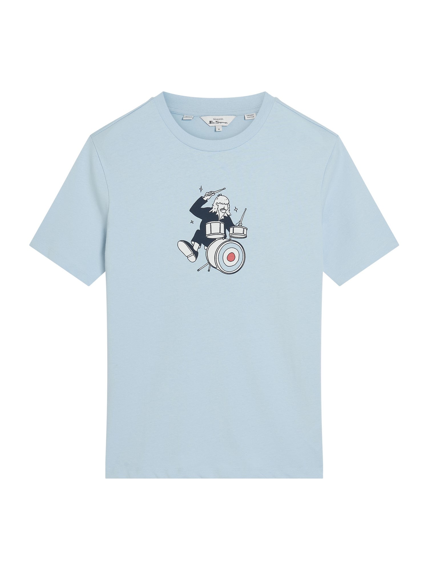 Ben Sherman - Drummer Target Tee - Ice Blue