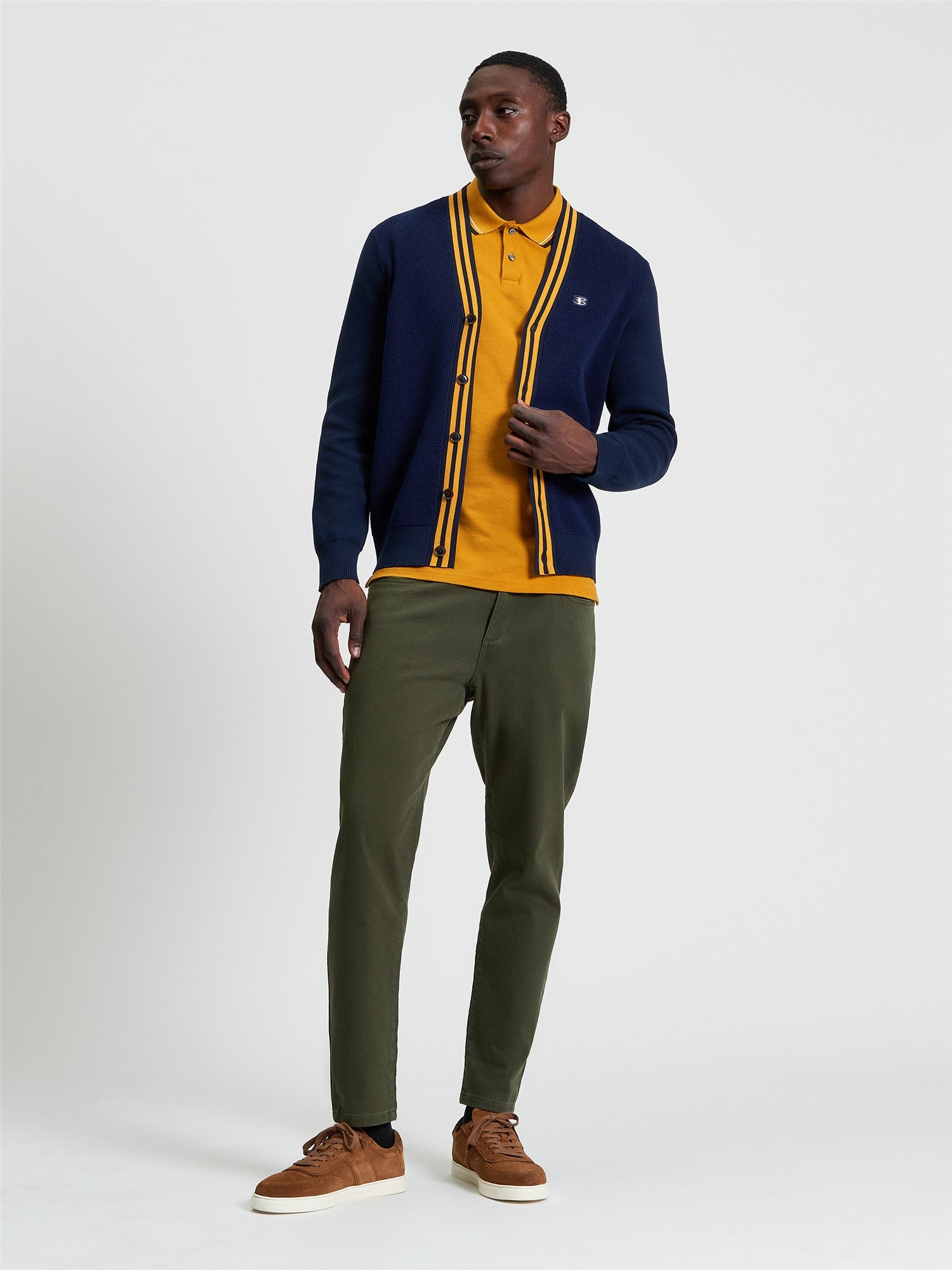 Ben Sherman - Sport Block Cardigan - Dark Navy