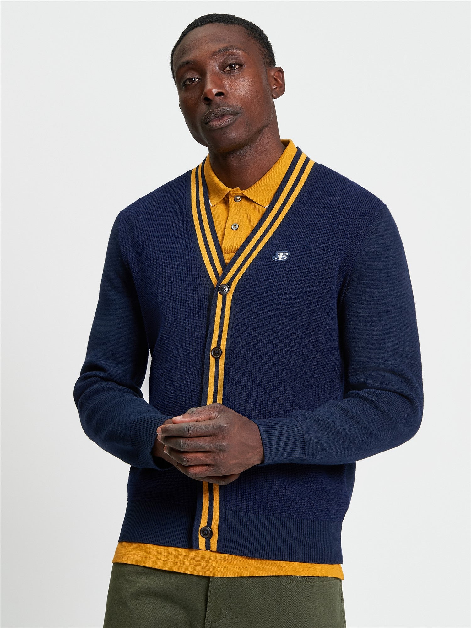 Ben Sherman - Sport Block Cardigan - Dark Navy