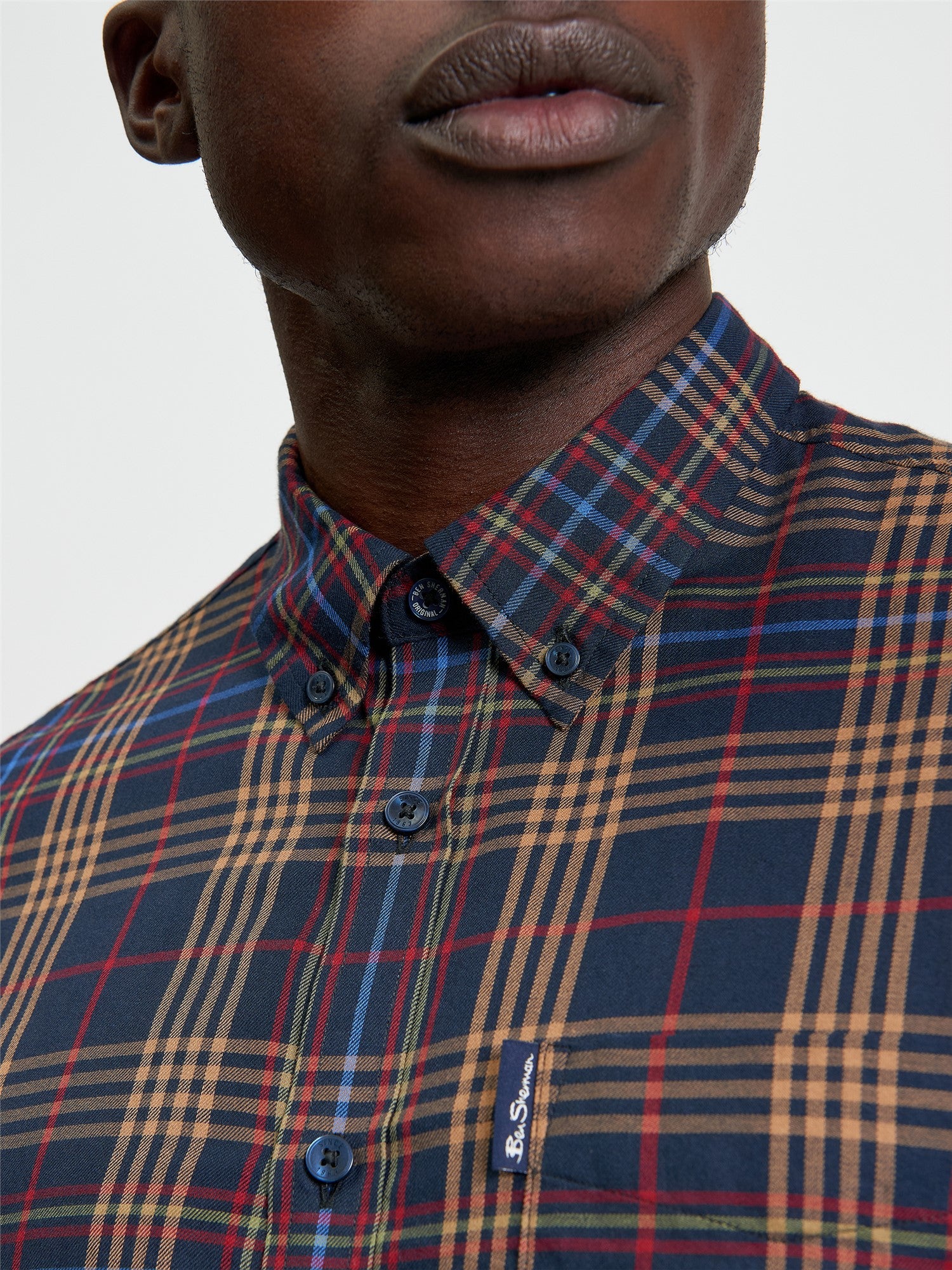 Ben Sherman - Multi Check Shirt - Dark Navy