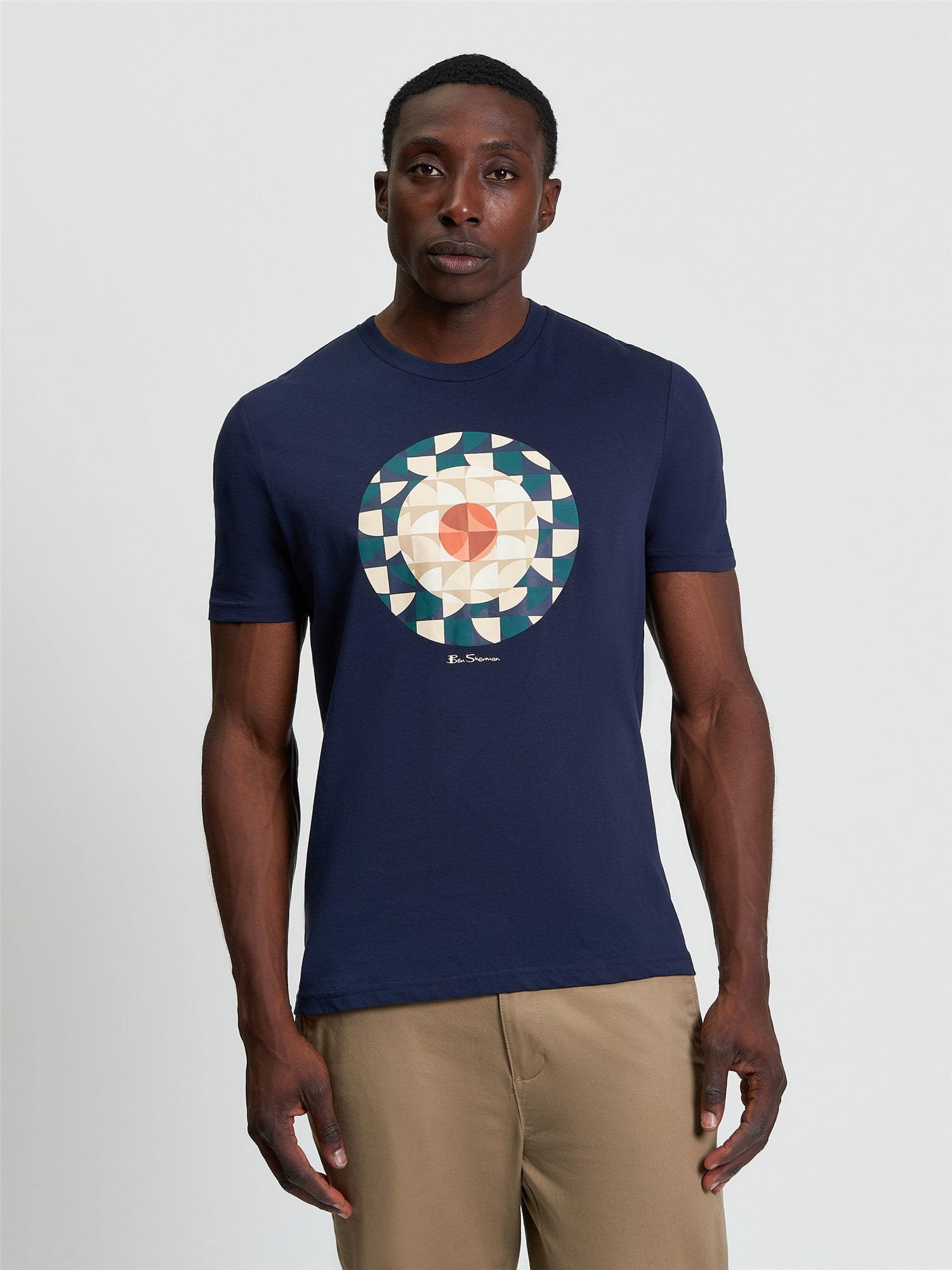 Ben Sherman - Geo Target Tee - Dark Navy