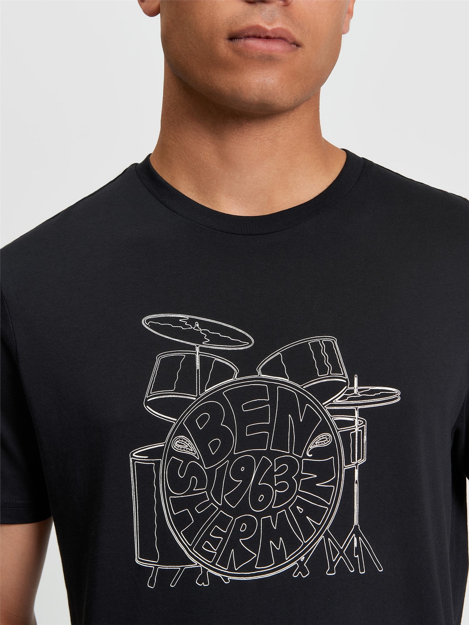 Ben Sherman - Drum Kit Tee - Black