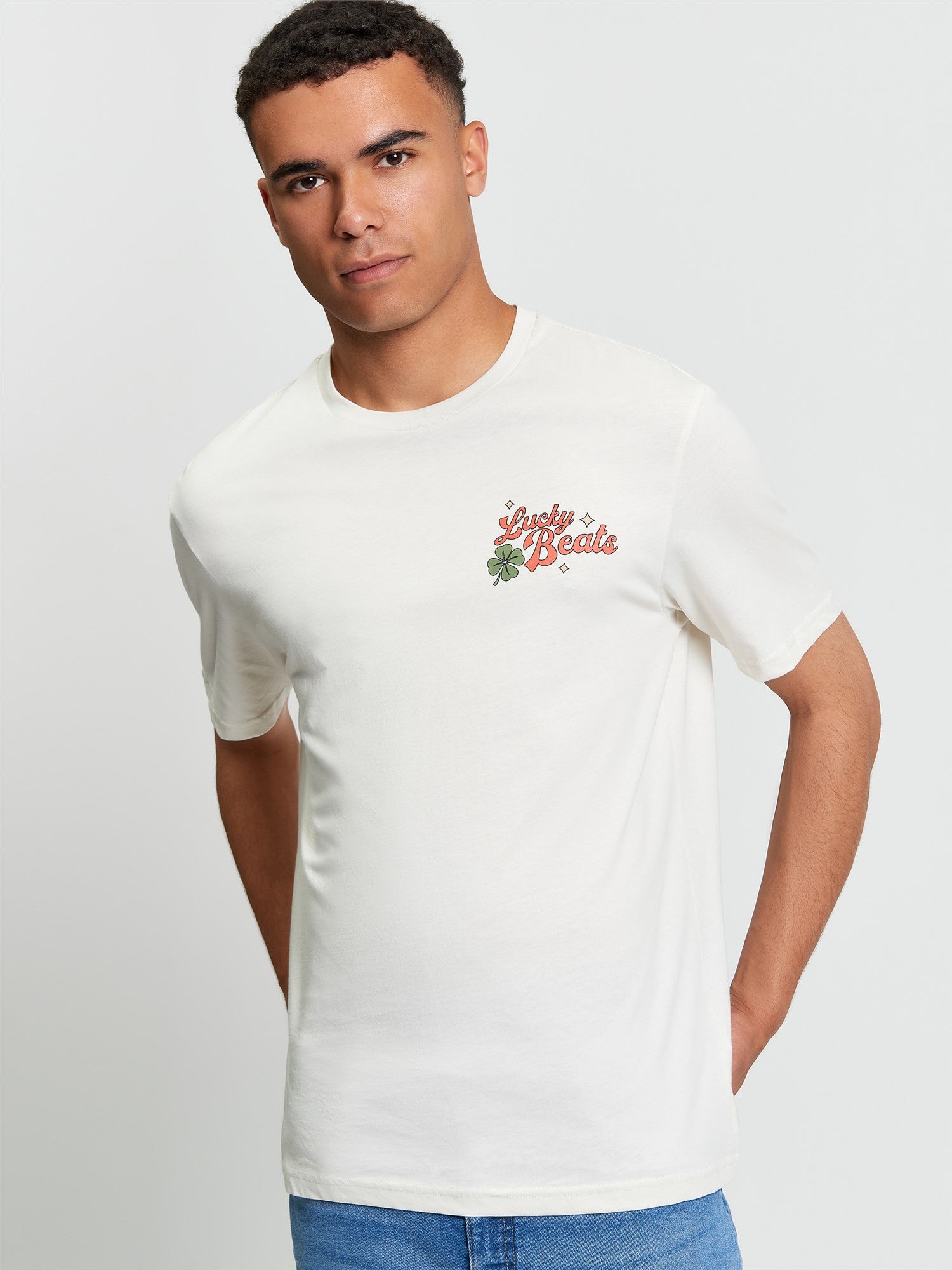 Ben Sherman - Lucky Beats Tee - Snow White