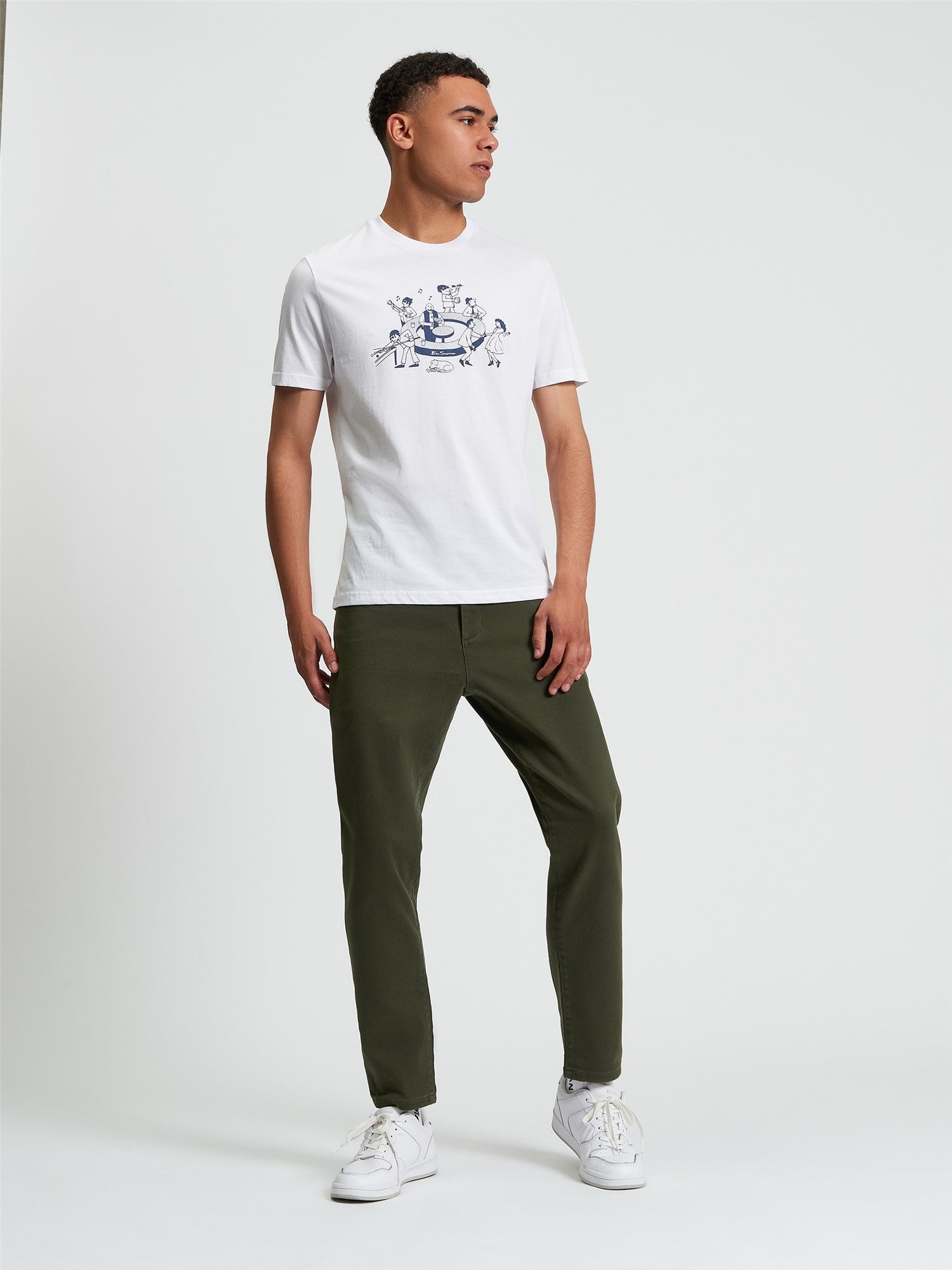 Ben Sherman - The Modern Scene Tee - White