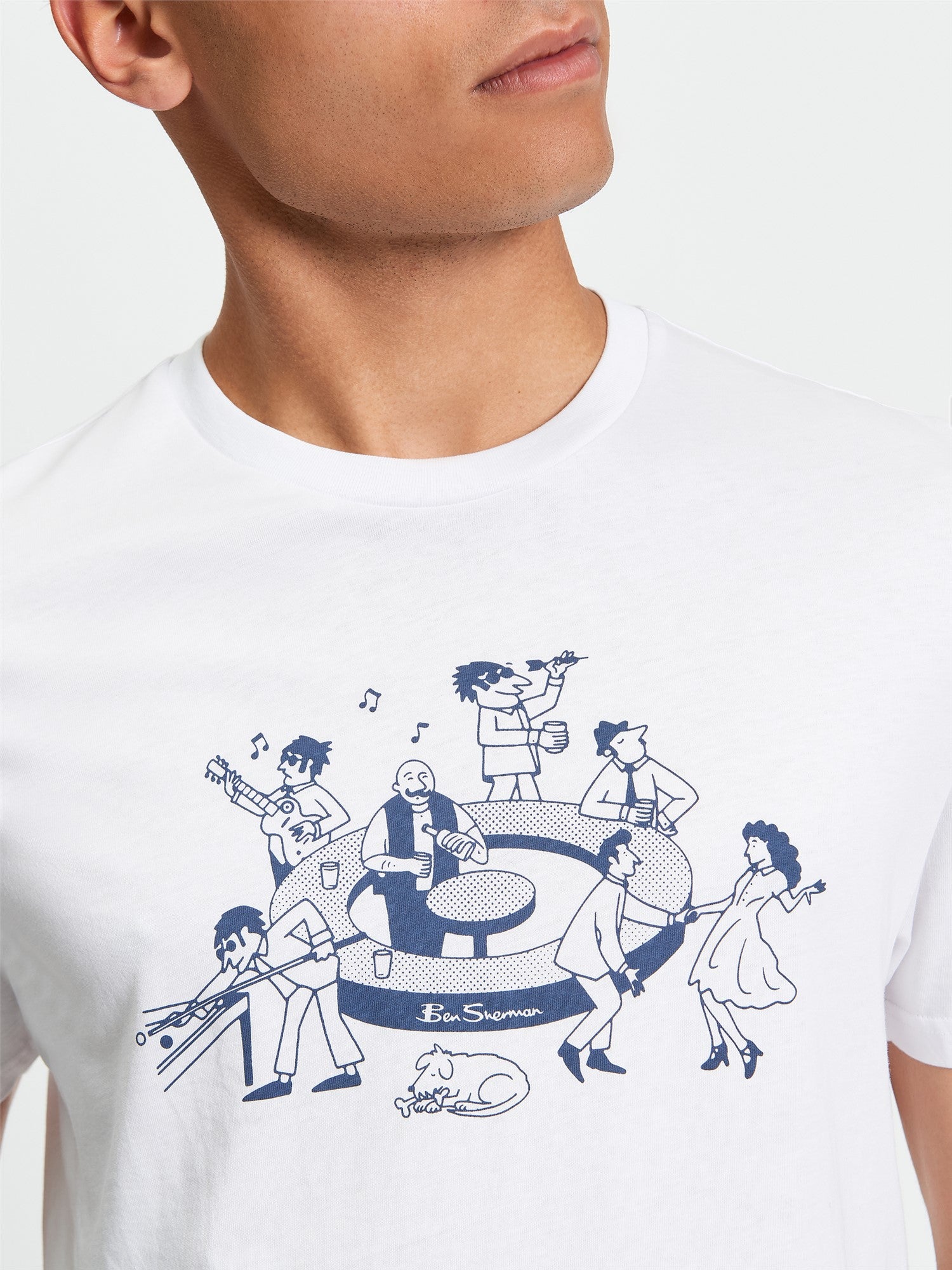 Ben Sherman - The Modern Scene Tee - White