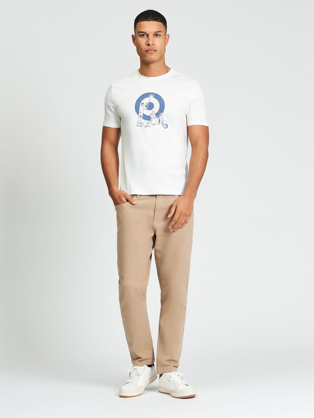 Ben Sherman - Rascal Target Tee - Ivory