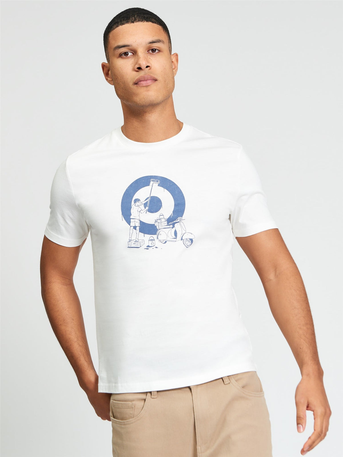 Ben Sherman - Rascal Target Tee - Ivory