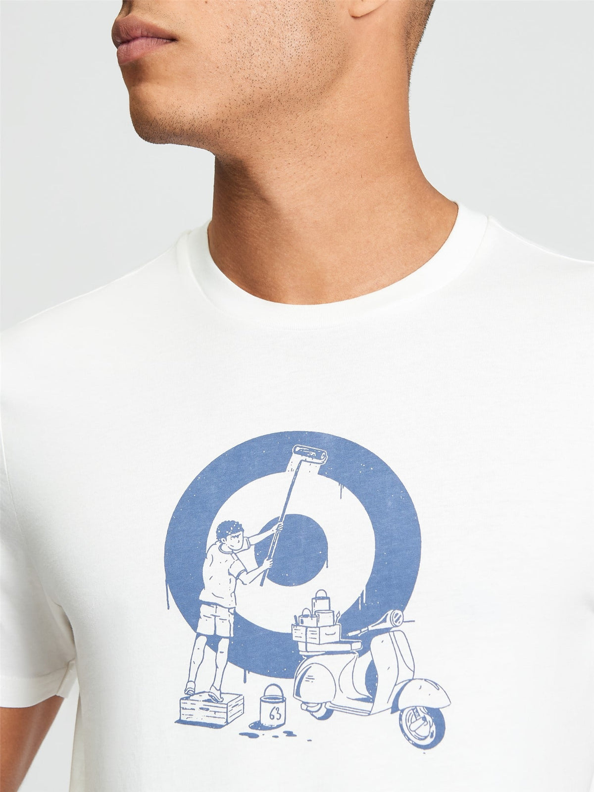 Ben Sherman - Rascal Target Tee - Ivory