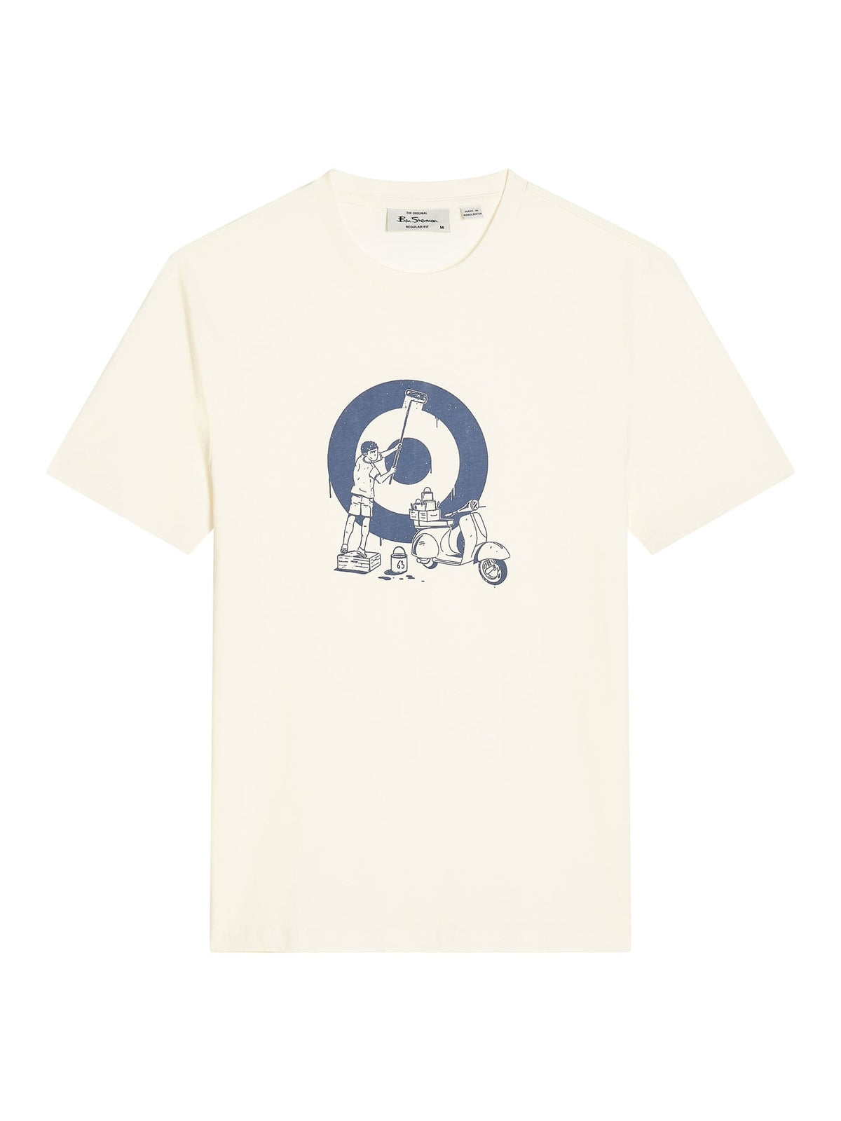 Ben Sherman - Rascal Target Tee - Ivory