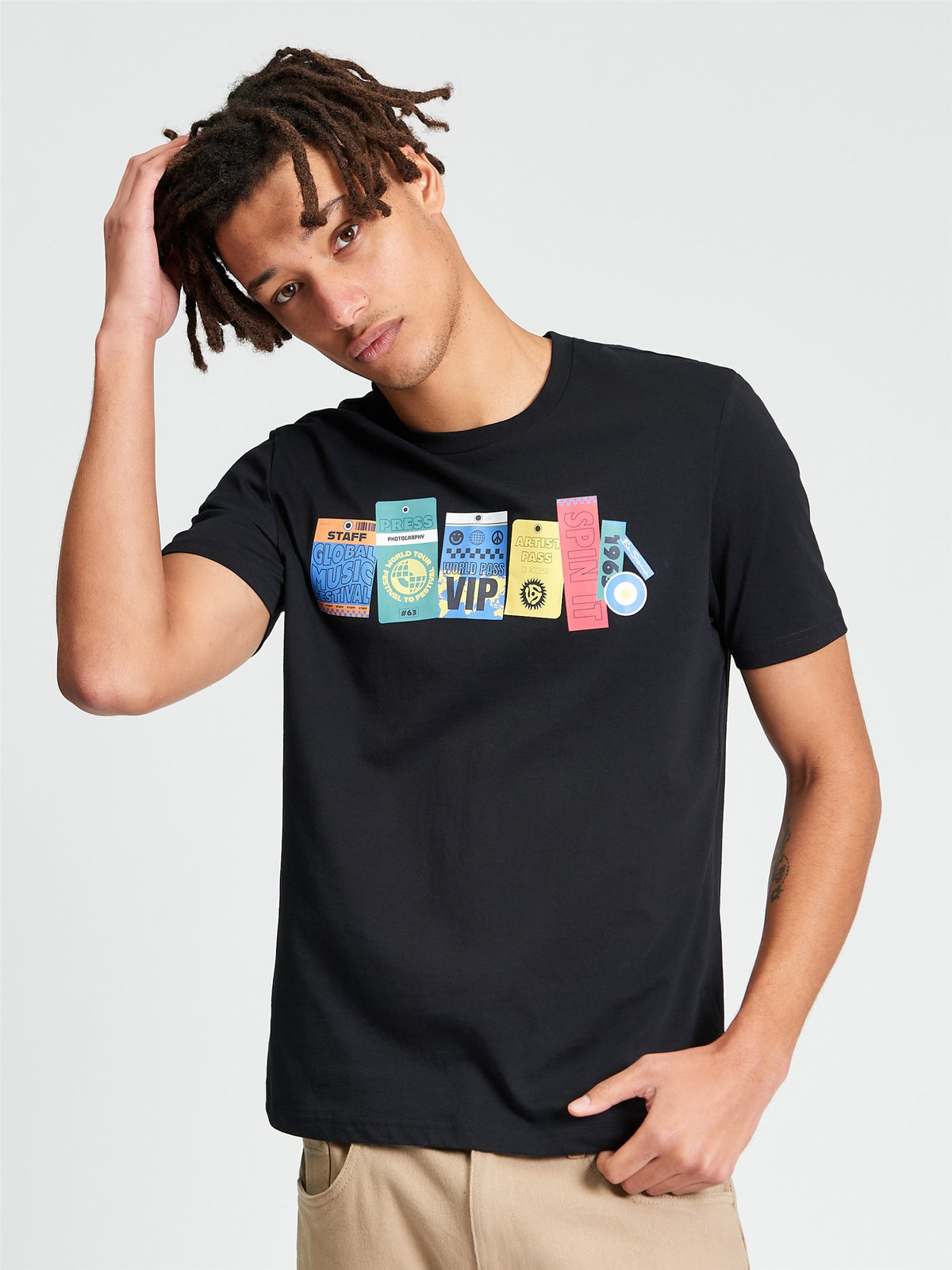 Ben Sherman - Festival Pass Tee - Black