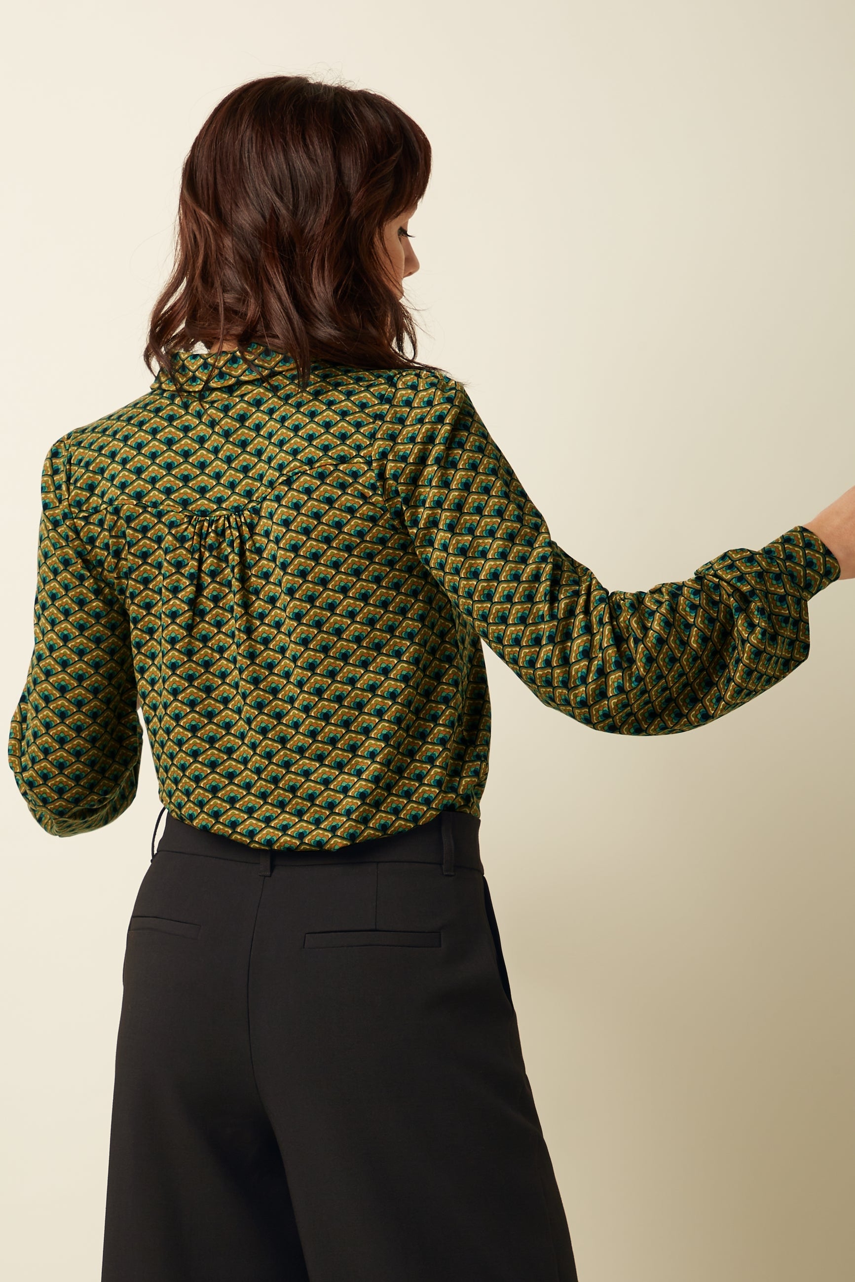 King Louie - Carina Blouse Frio - Spruced Green