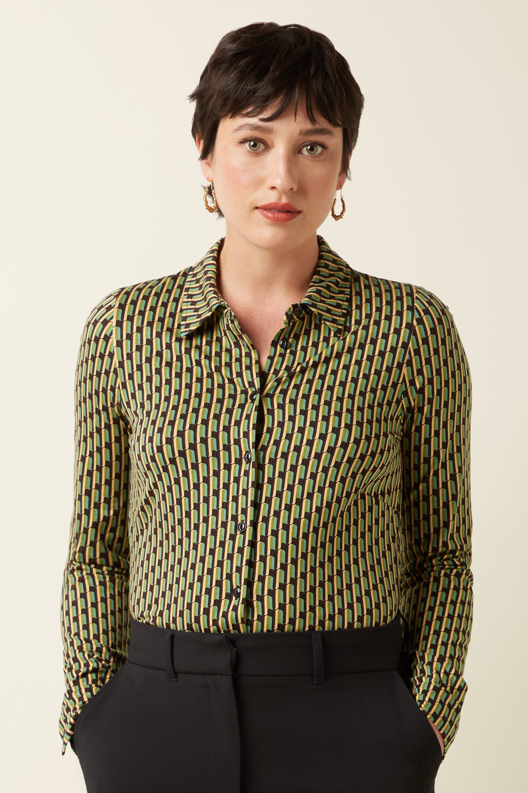 King Louie - Blouse Gauzy - Black