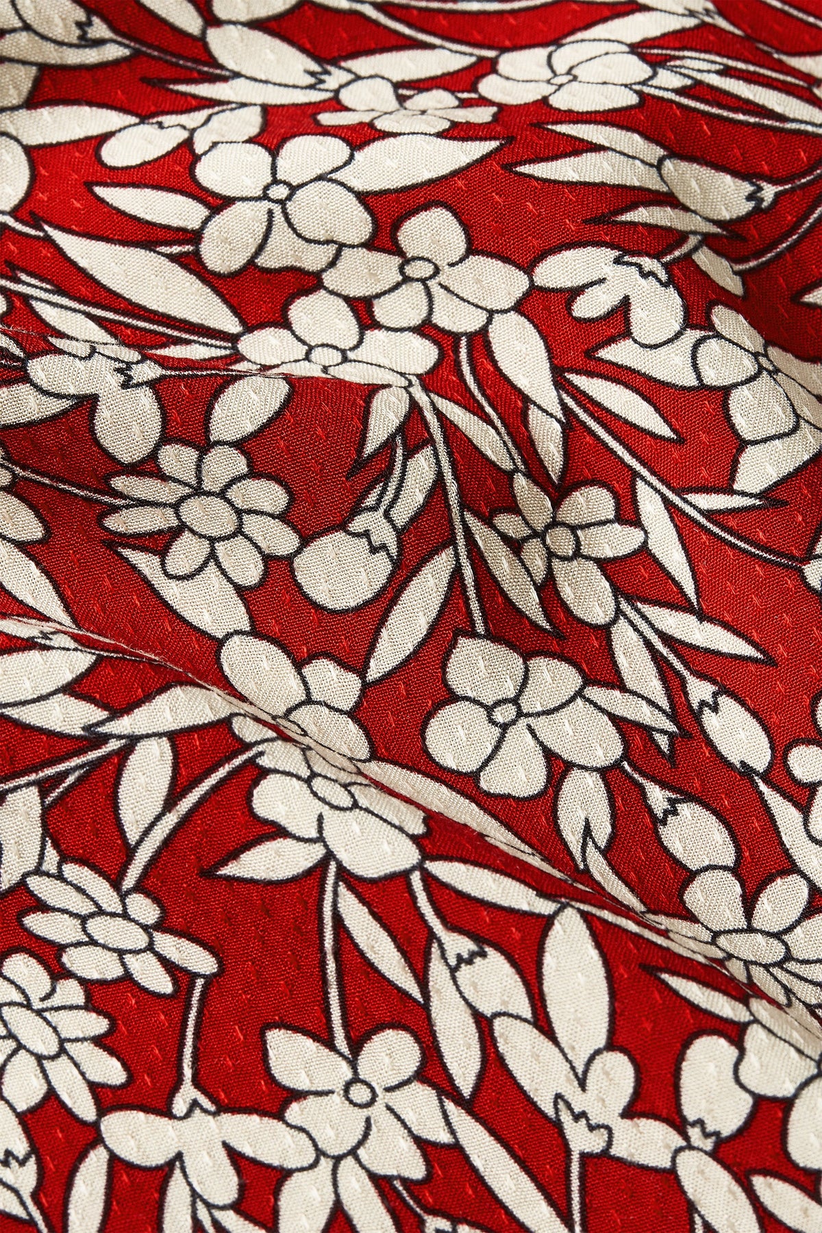 King Louie - Elsie Blouse Paradise - Chili Red
