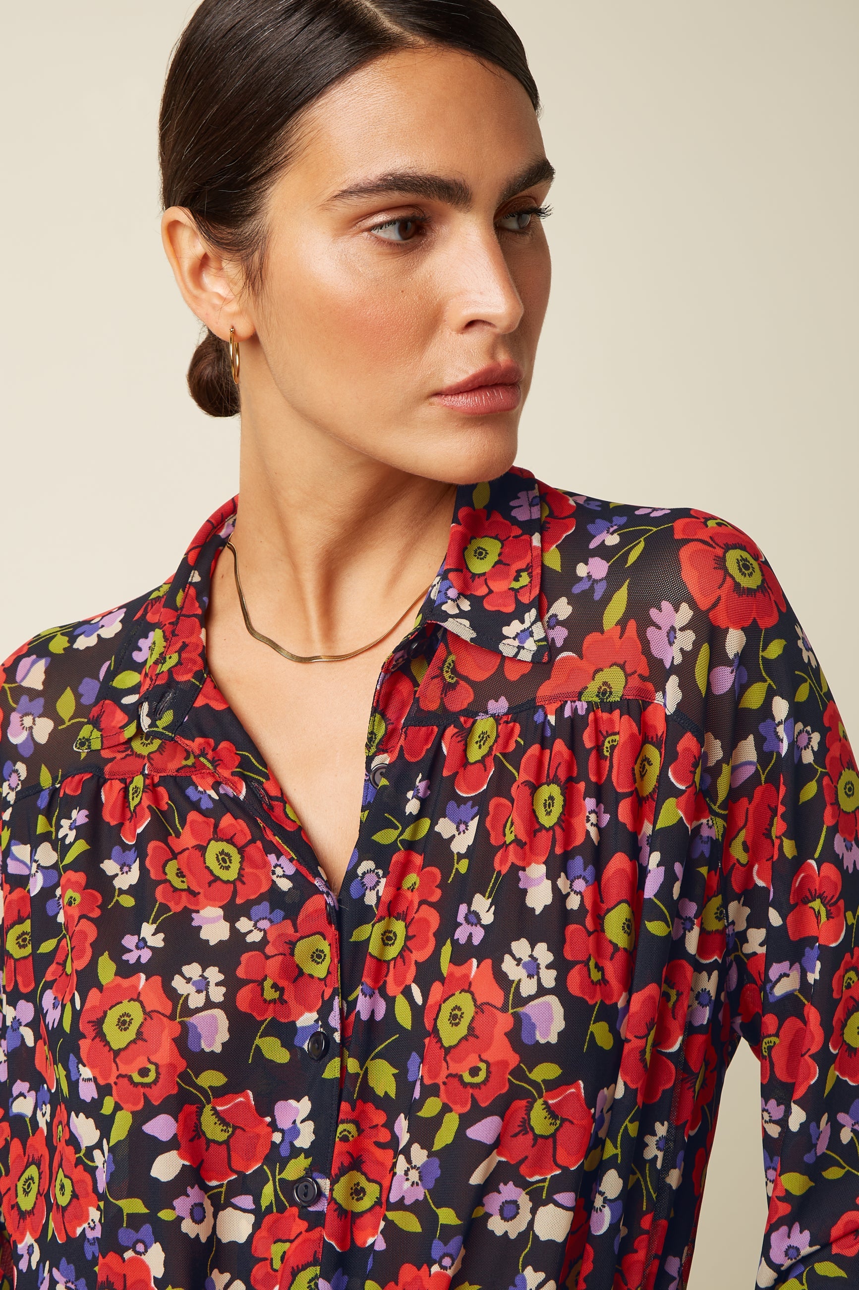 King Louie - Leila Blouse Baia - Black