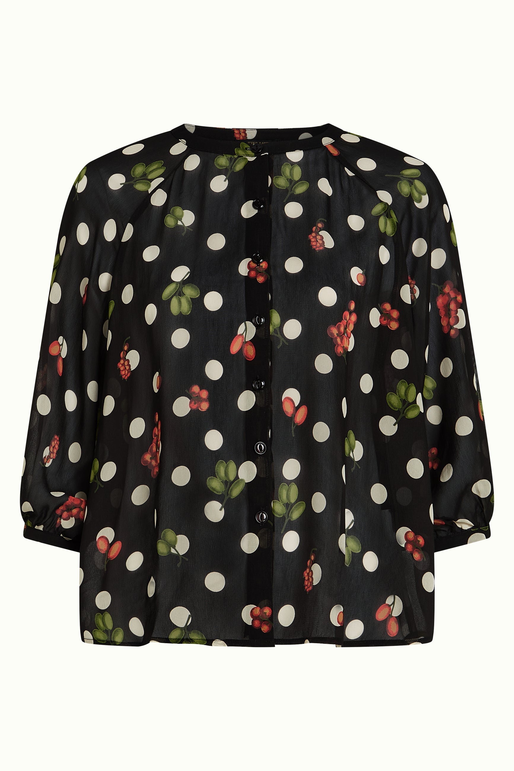 King Louie - Cybil Blouse Briny - Black