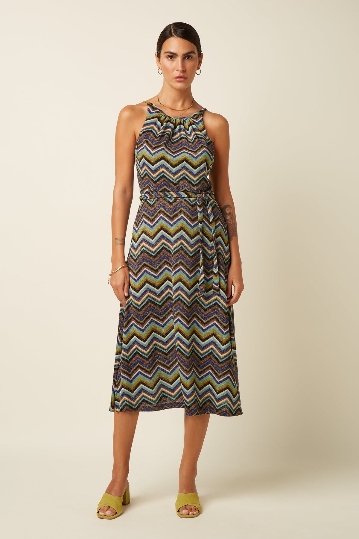 King Louie - Hazel Dress Shio - Strong Blue