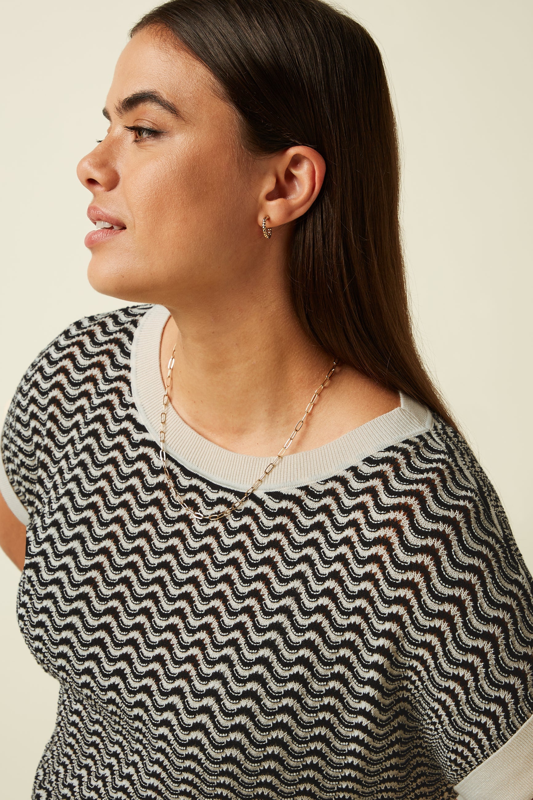 King Louie - Boatneck Top Tide - Cream