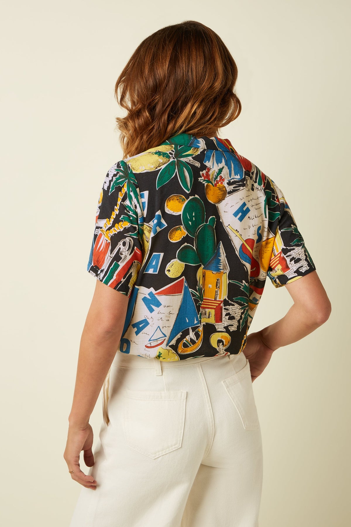 King Louie - Bella Blouse Tropez - Black