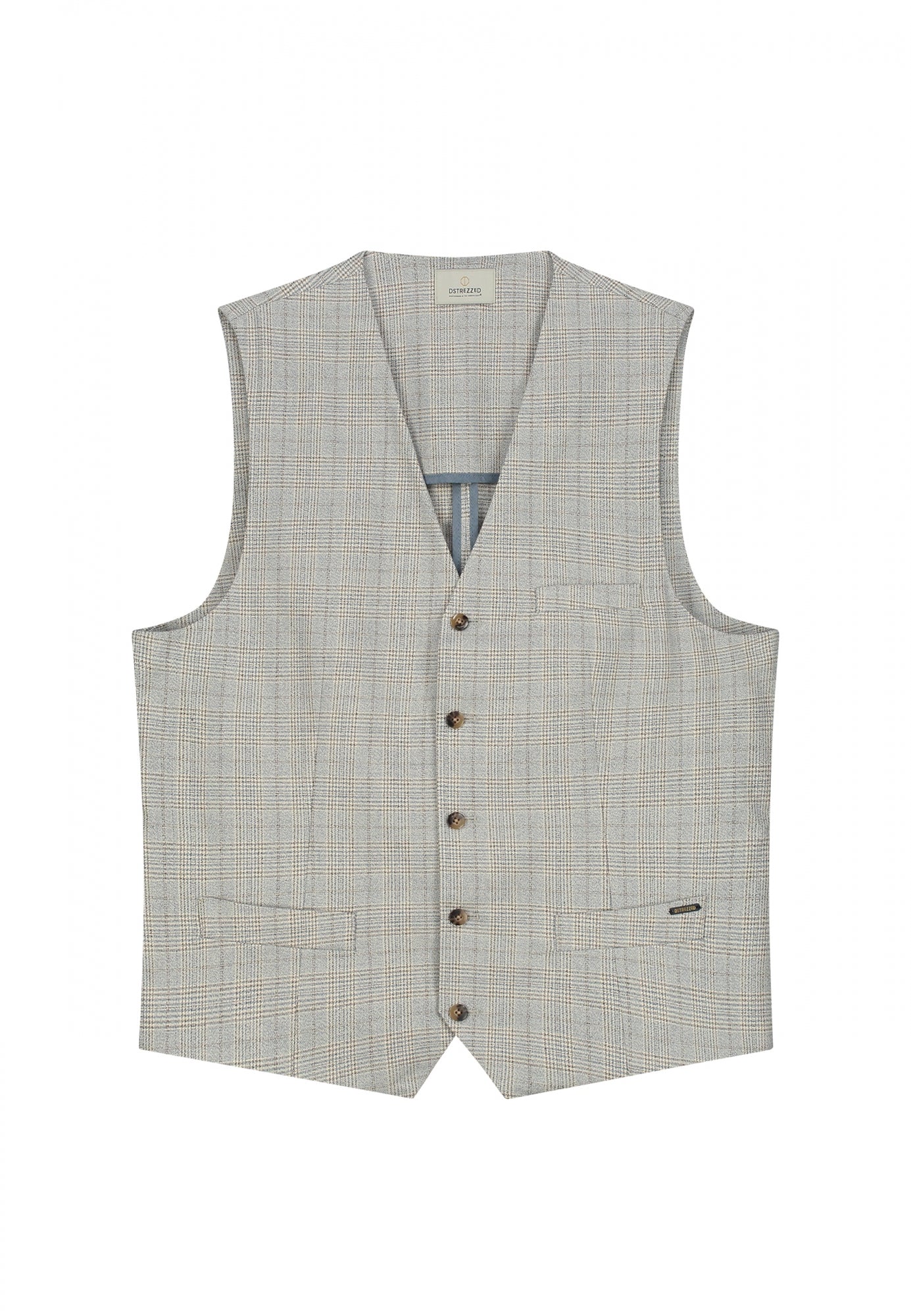 Dstrezzed - Rhys Waistcoat - Aegean Blue