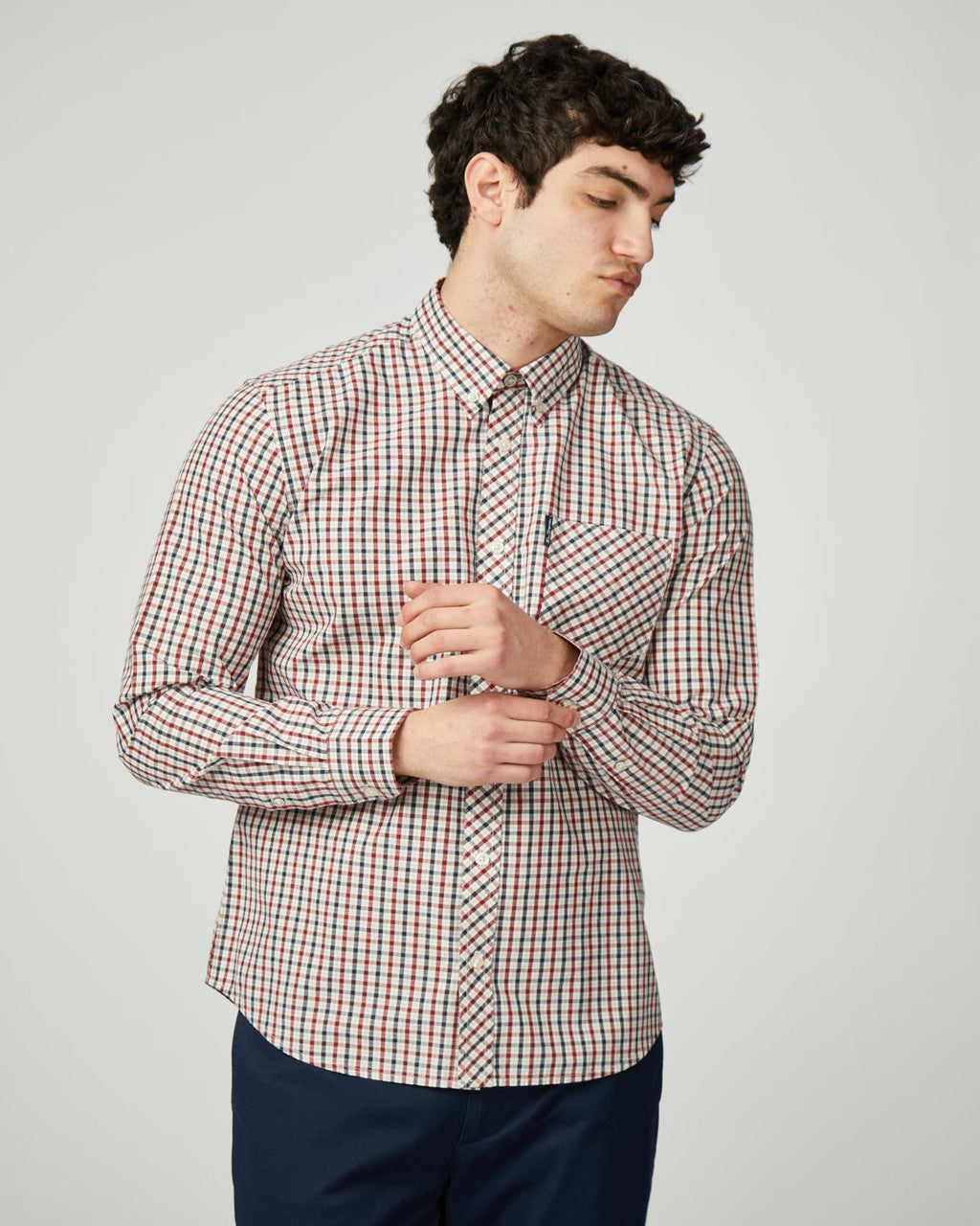 Ben Sherman - Signature House Check LS Shirt - Red