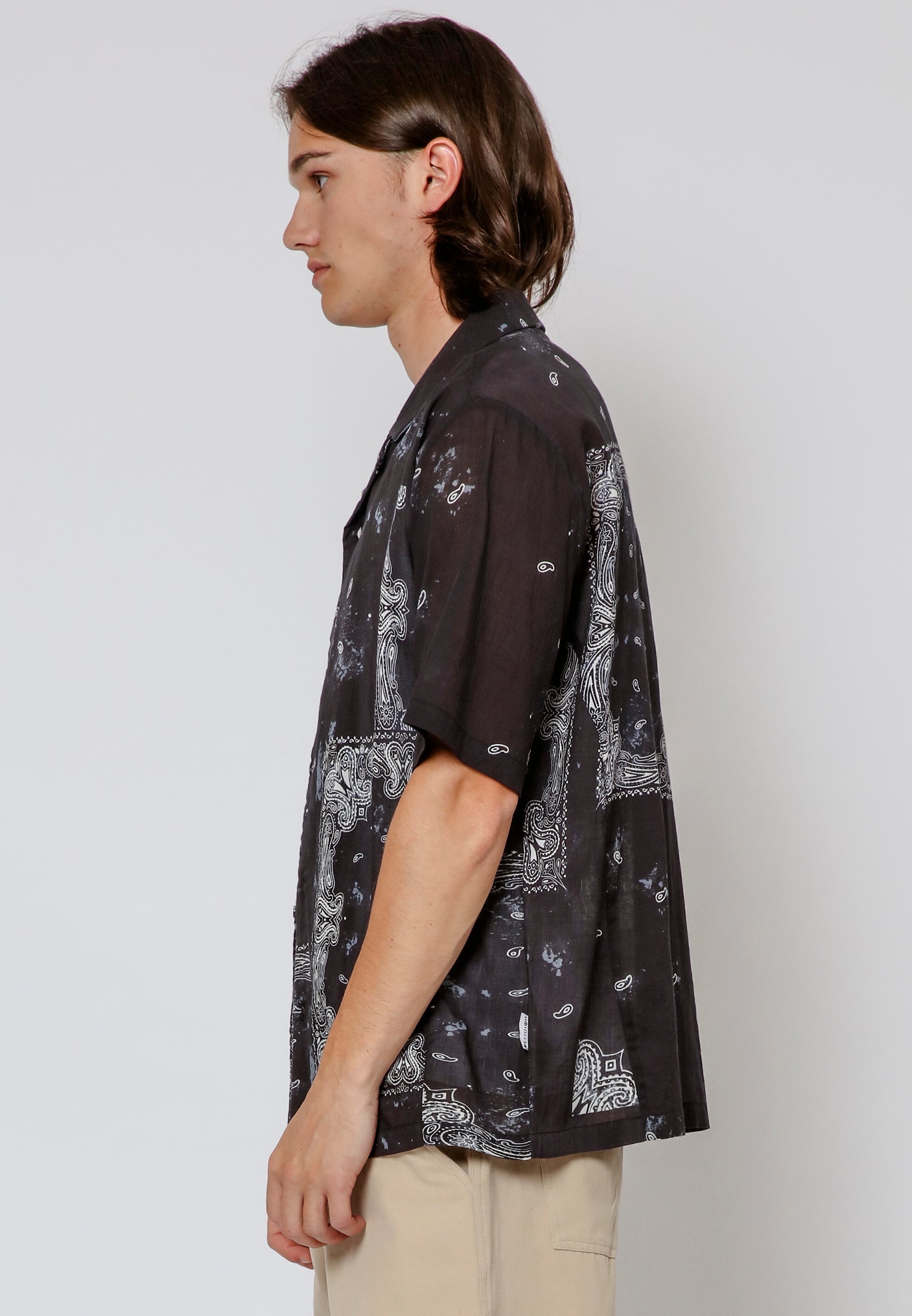 Religion - Paisley Work SS Shirt - Black