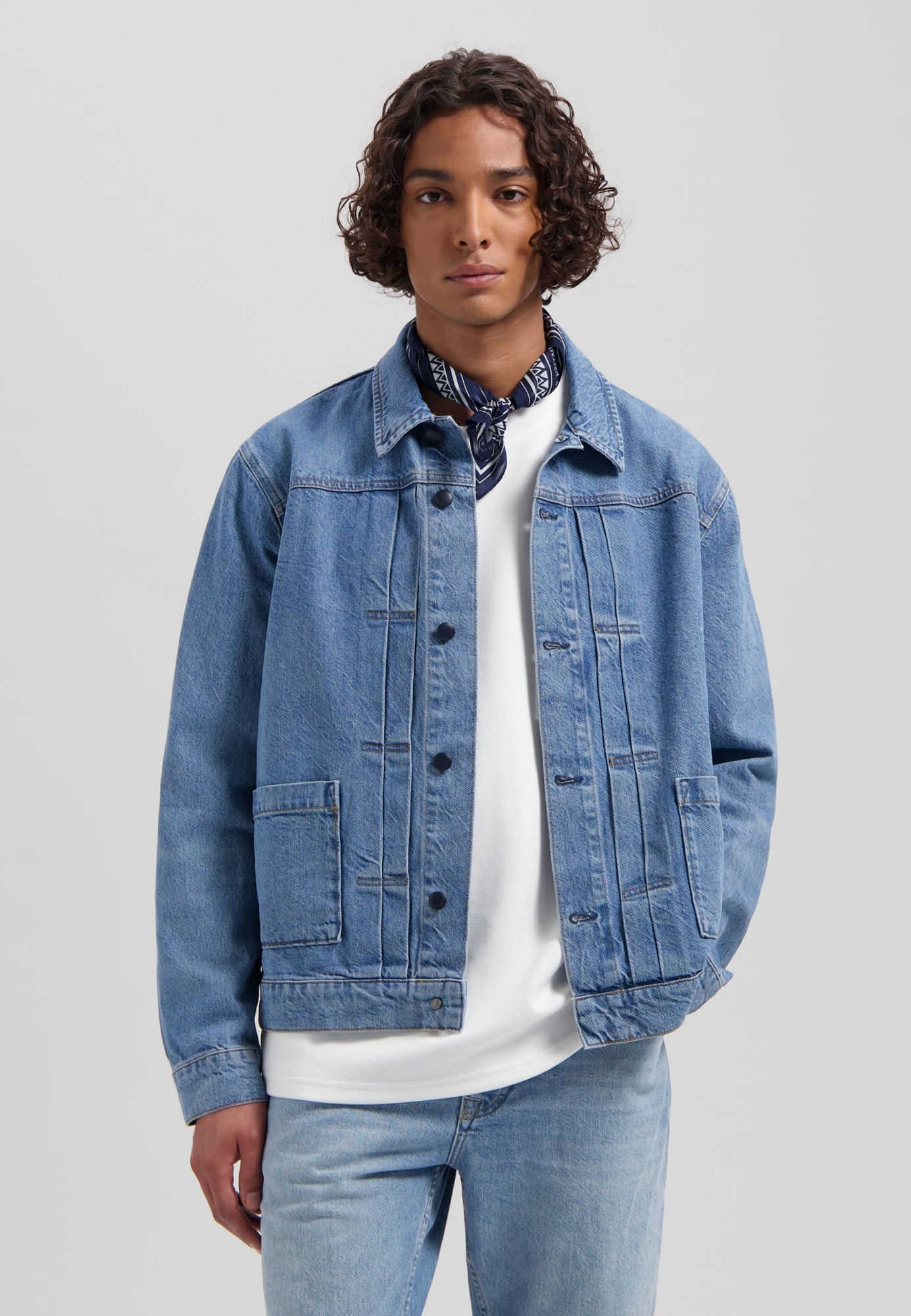 Dstrezzed - Sonny Trucker Denim Jacket - Miami Marble