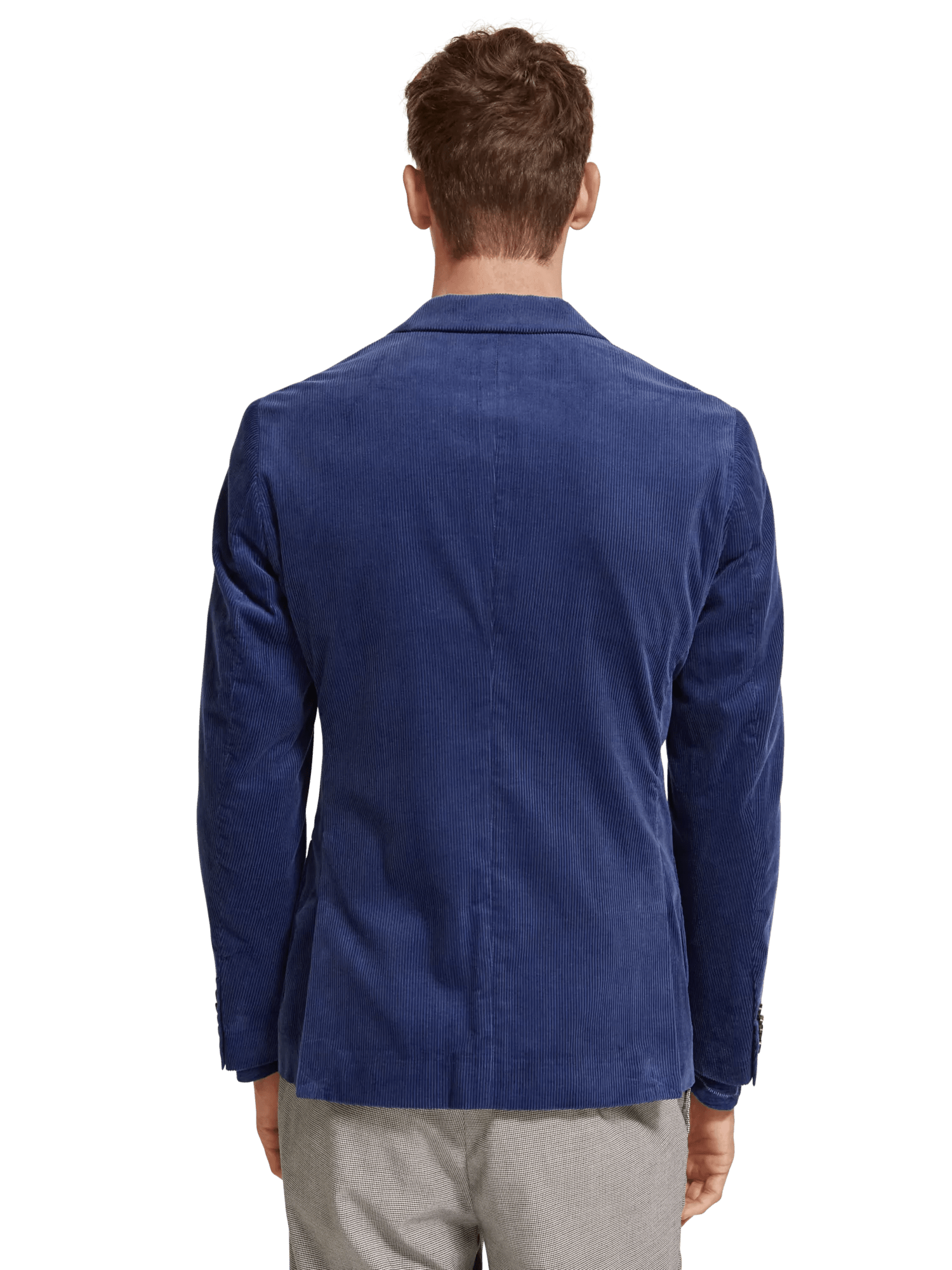 Scotch & Soda - Single-Breasted Corduroy Blazer - Denim Blue