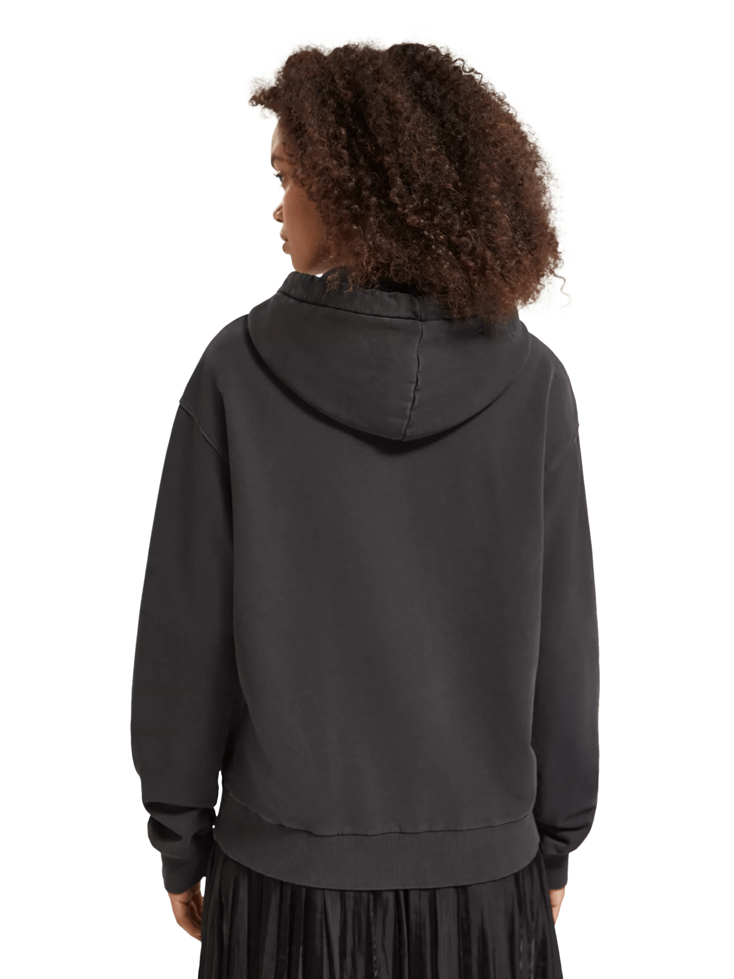 Maison Scotch - Relaxed Fit Graphic Hoodie - Evening Black
