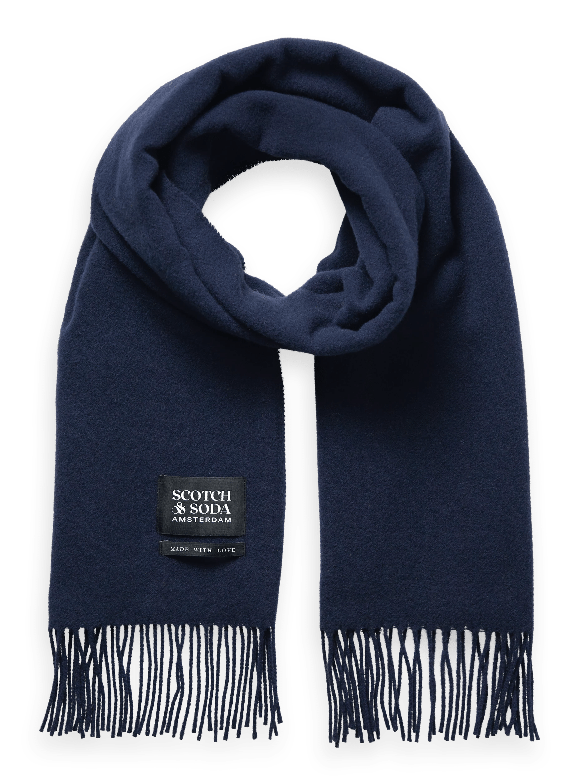 Scotch & Soda - Unisex Virgin Wool Scarf - Night