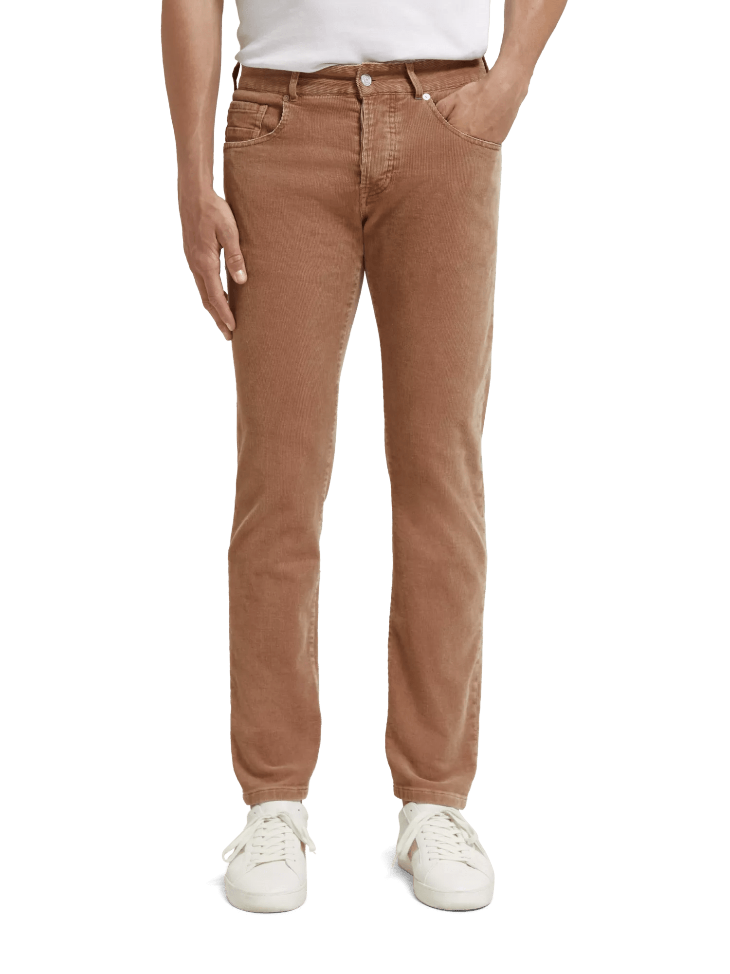 Scotch & Soda - Ralston Slim Corduroy Pant - Camel