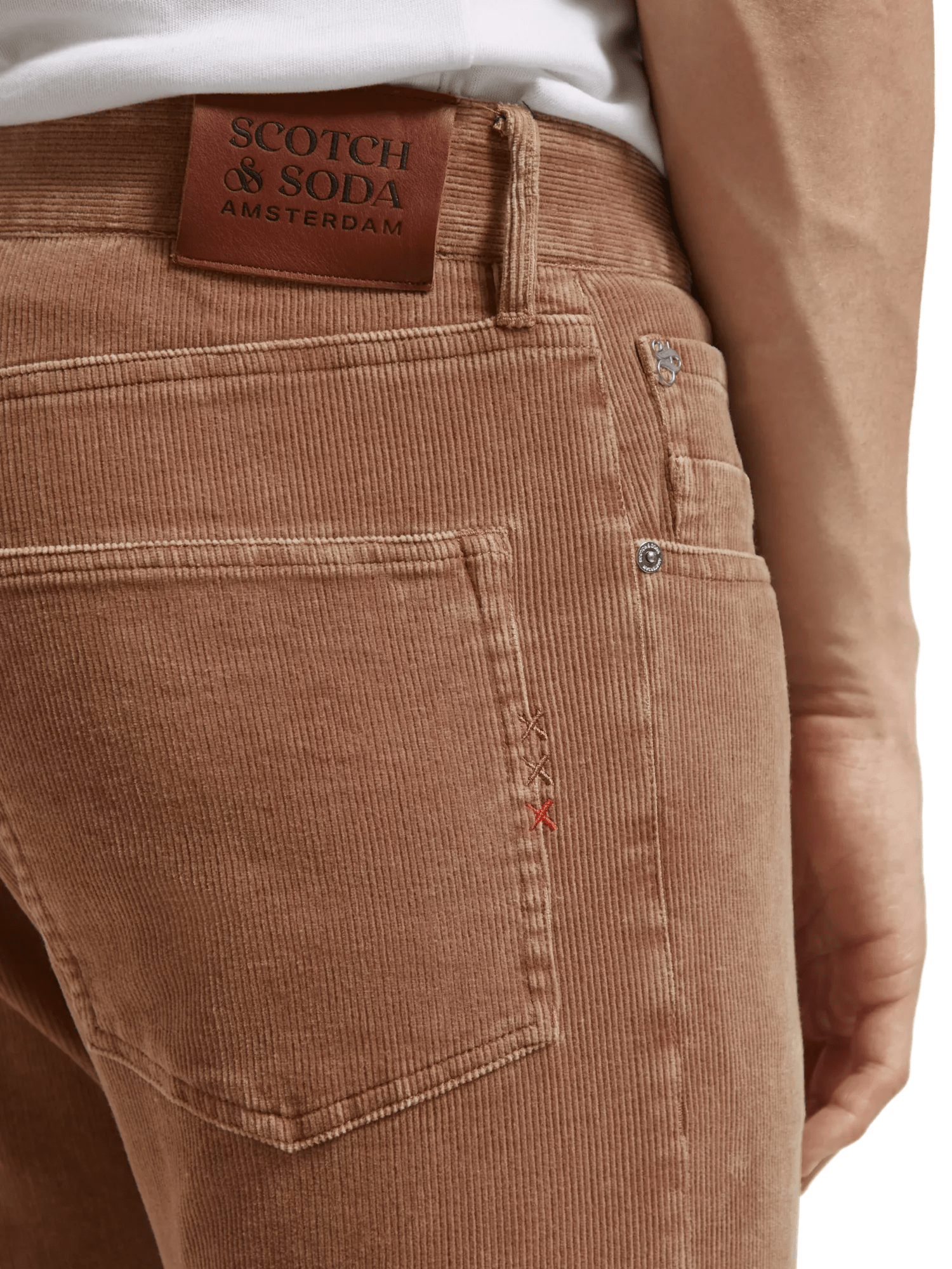 Scotch & Soda - Ralston Slim Corduroy Pant - Camel