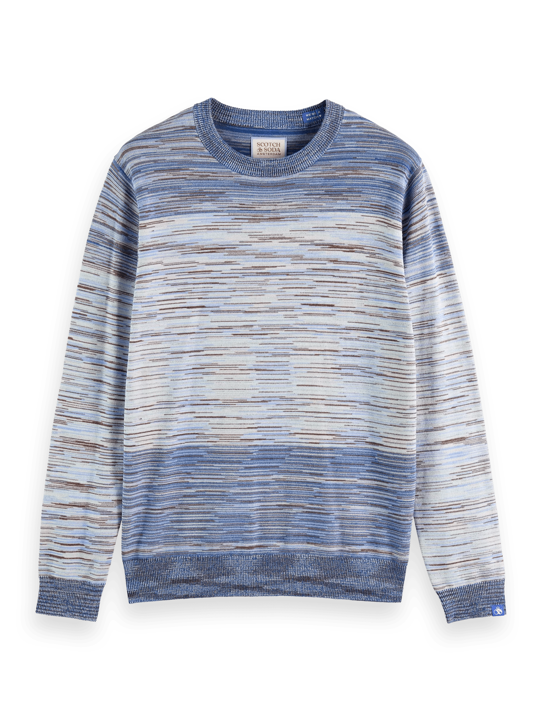 Scotch & Soda - Gradient Crewneck Sweater - Ocean Mist