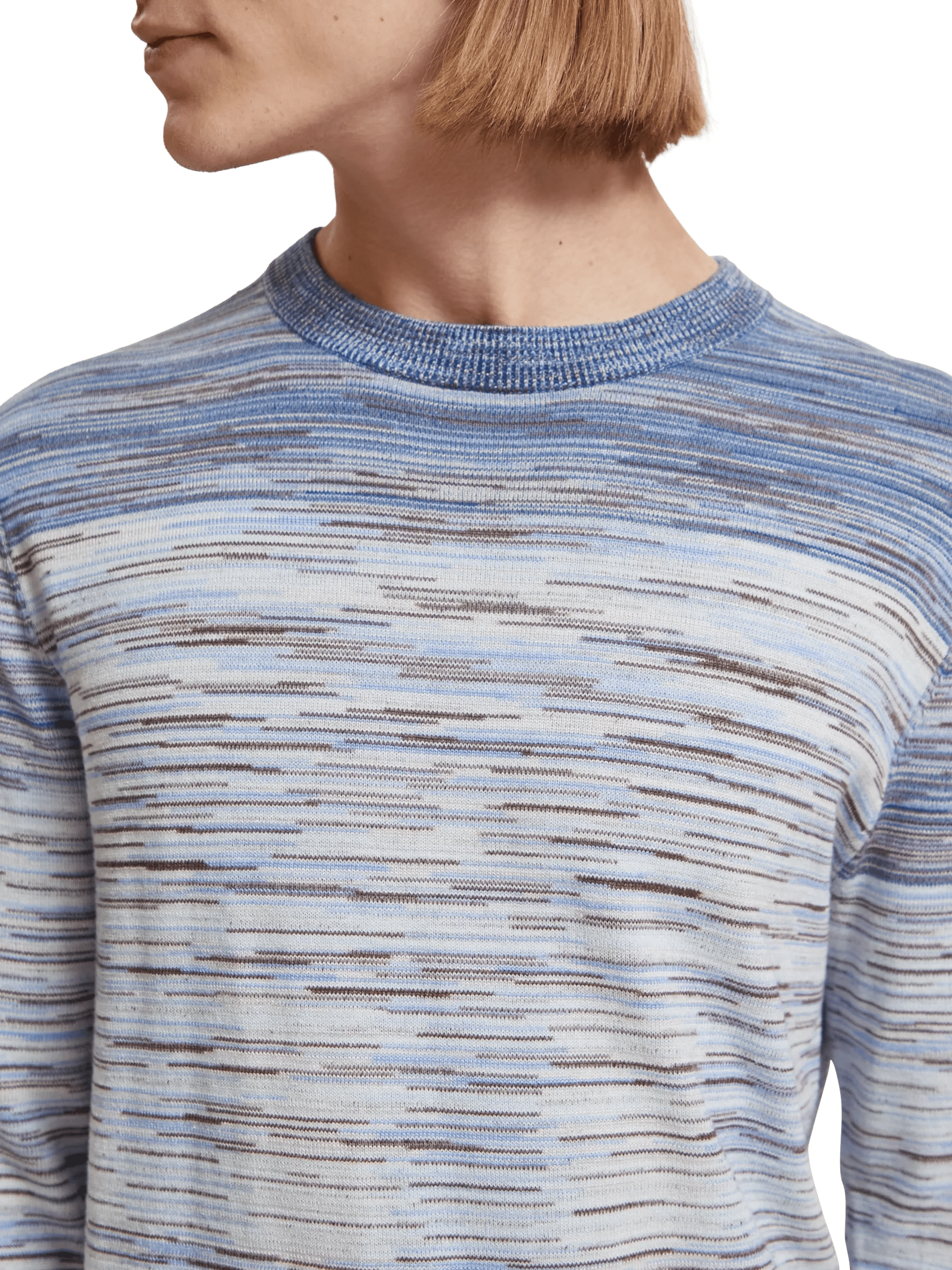 Scotch & Soda - Gradient Crewneck Sweater - Ocean Mist