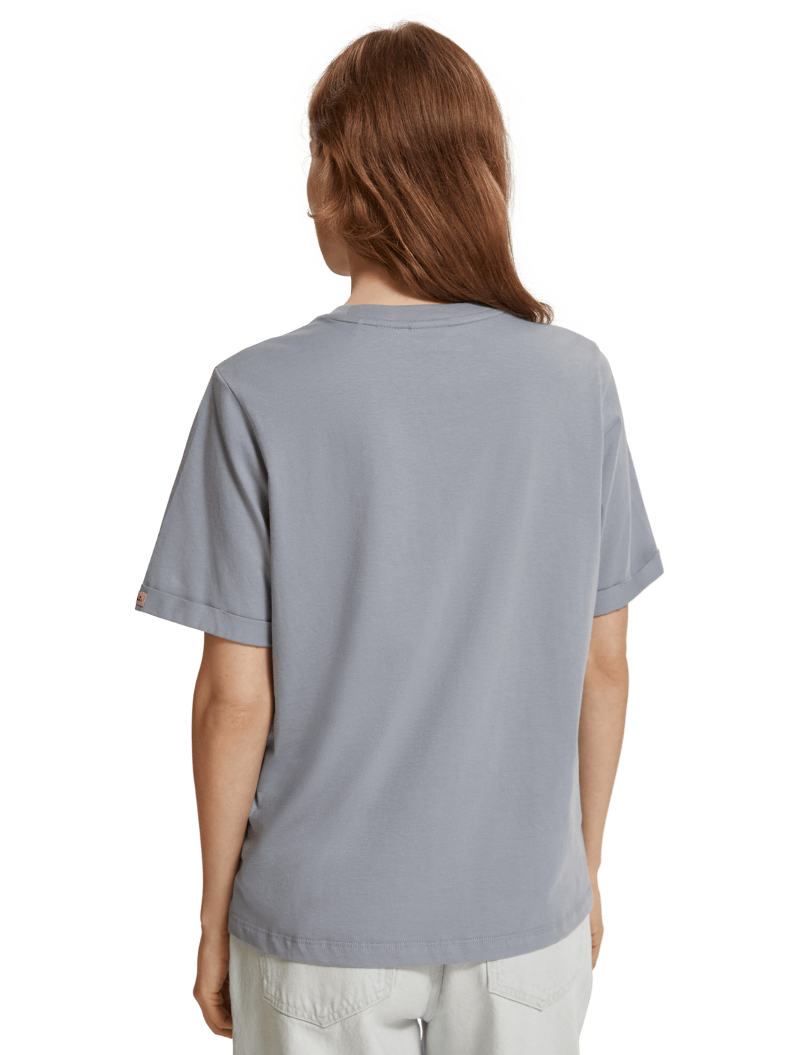 Maison Scotch - Free Spirit Printed Tee - Dust Blue