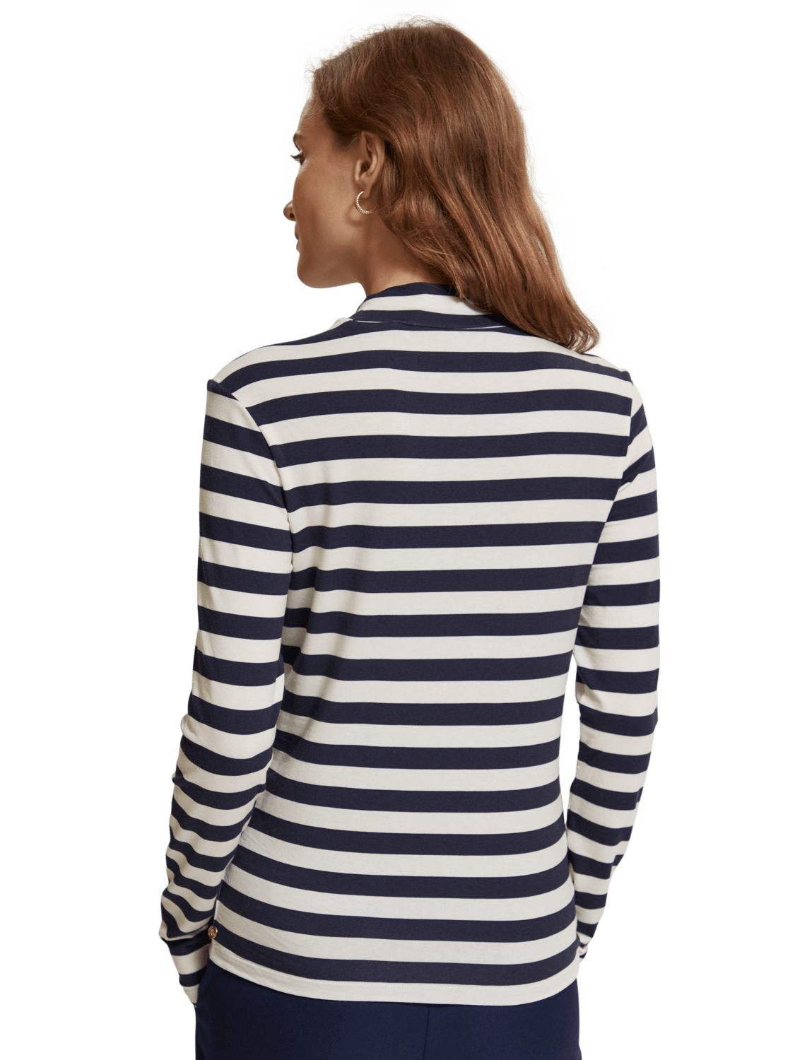 Maison Scotch - All Over Printed LS Tee - Breton Stripe