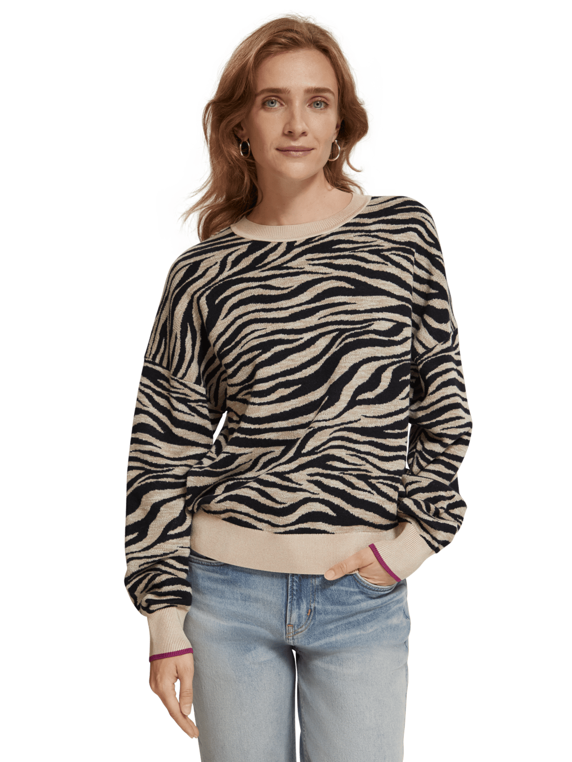 Maison Scotch - Tiger Jacquard Pullover - Tiger Jacquard