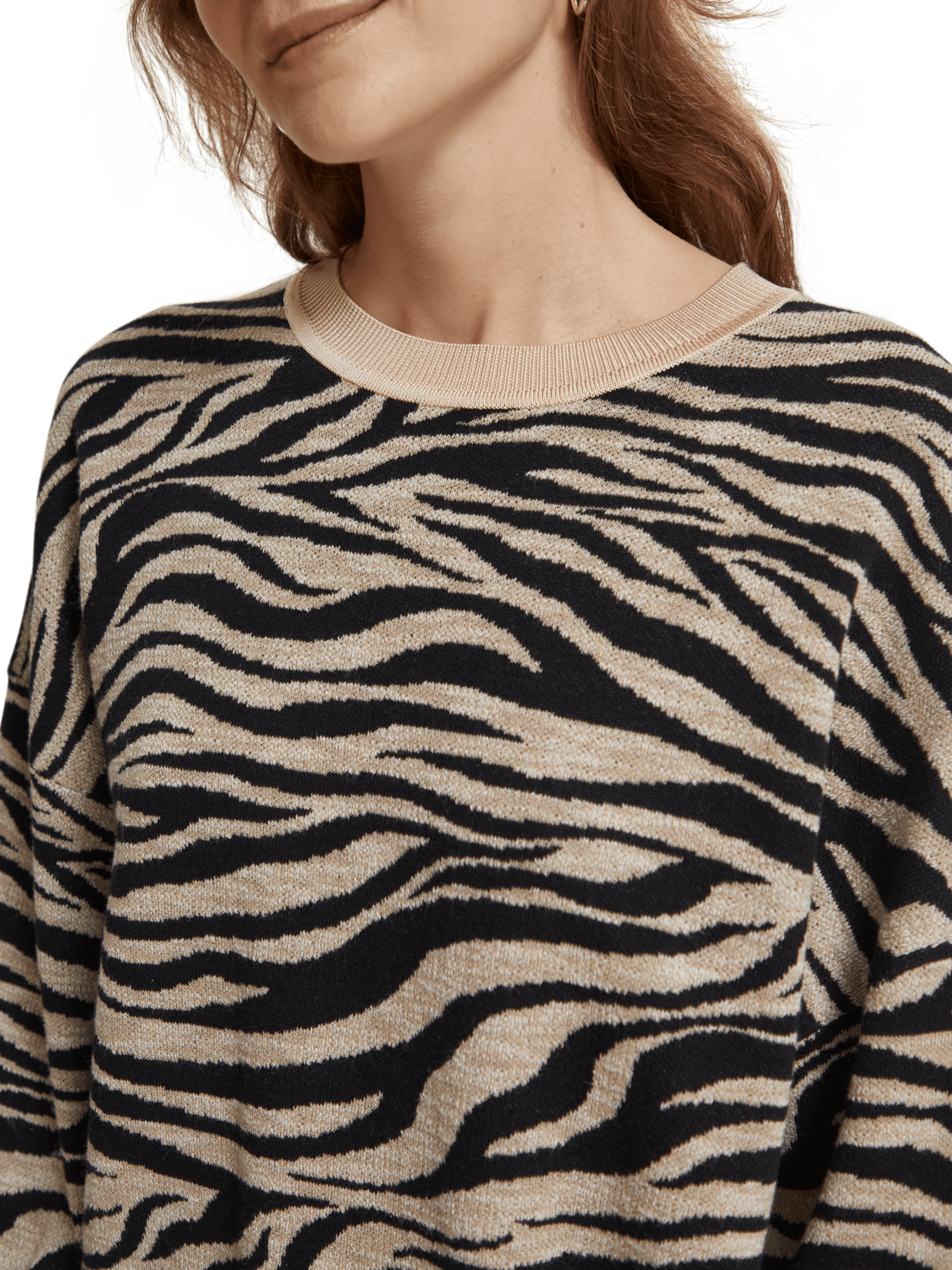 Maison Scotch - Tiger Jacquard Pullover - Tiger Jacquard