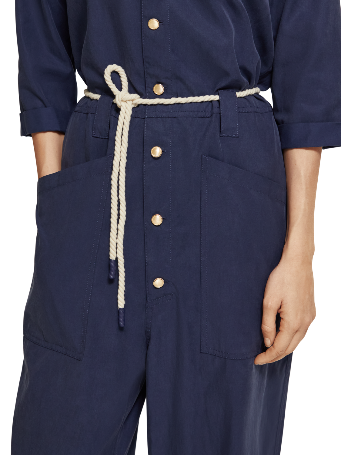 Maison Scotch - Utility Jumpsuit - Navy Blue